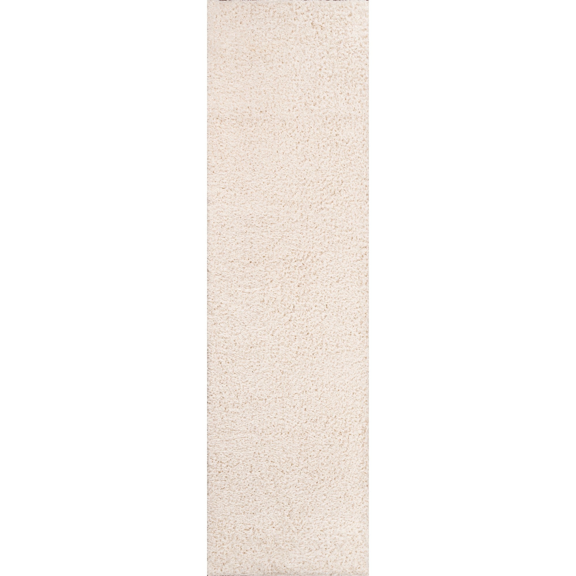Clayton Coastal Solid Glam Shag Machine-Washable Area Rug
