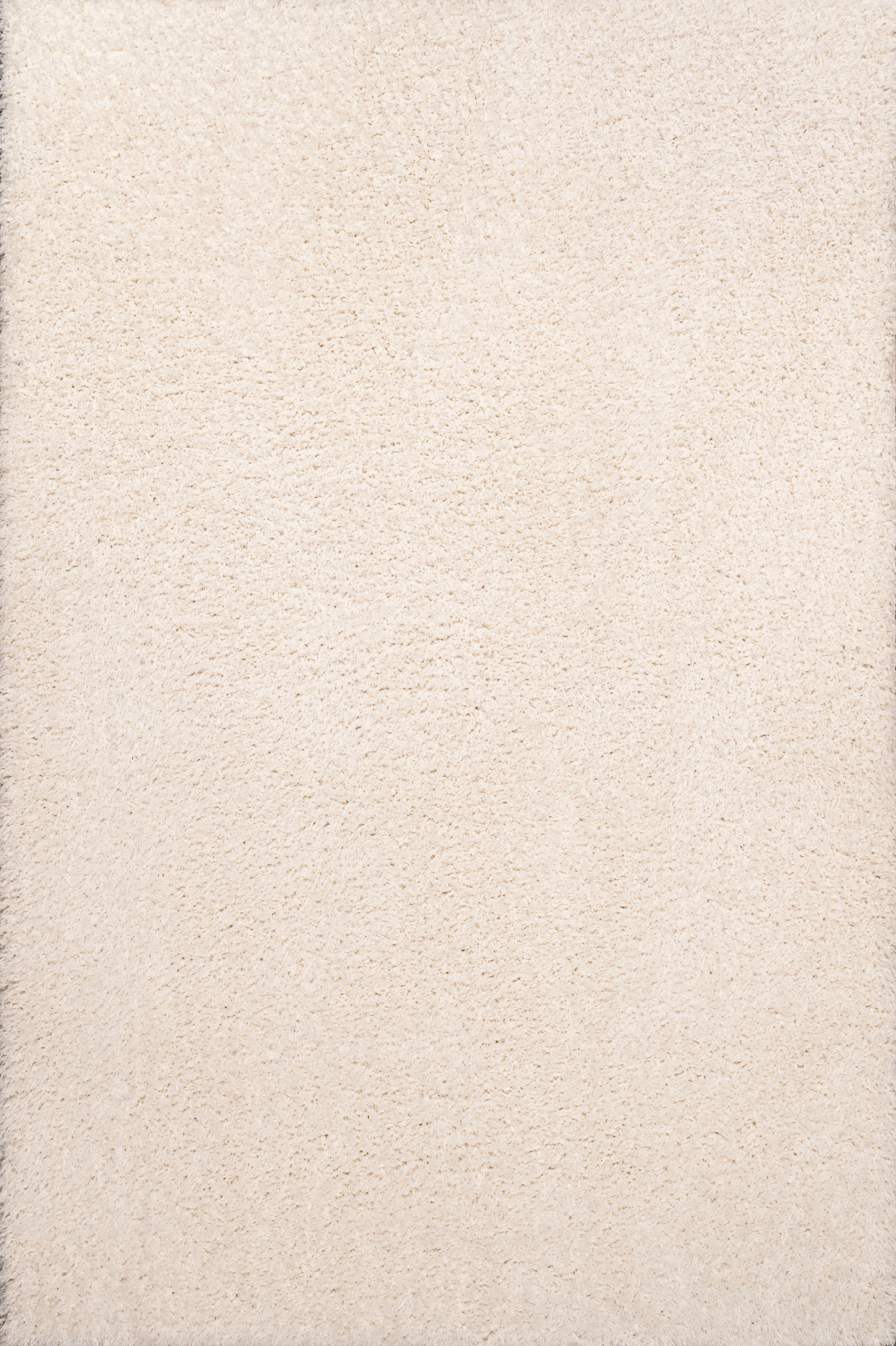 Clayton Coastal Solid Glam Shag Machine-Washable Area Rug
