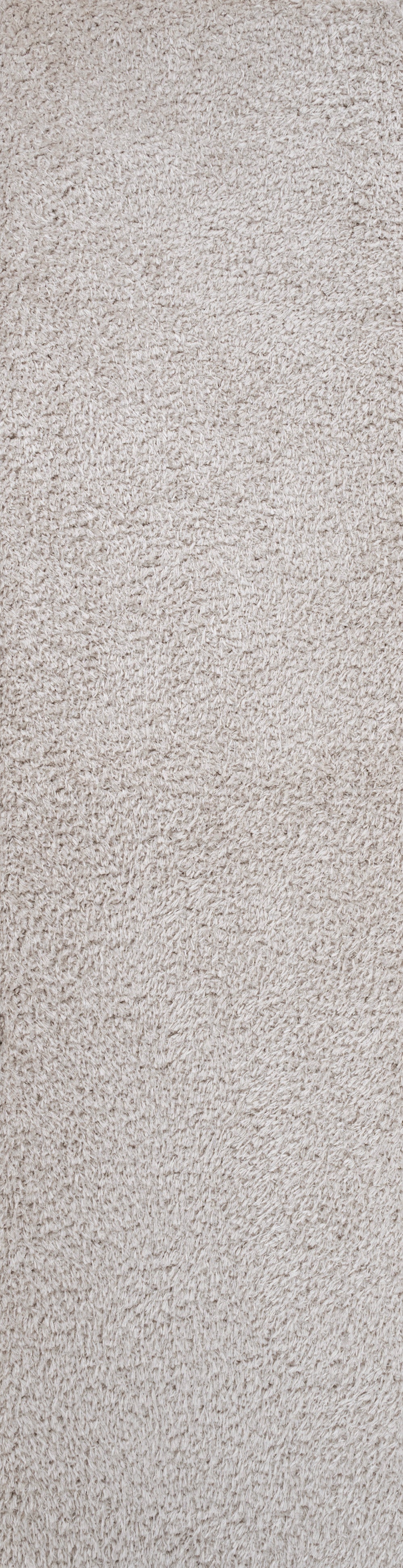 Clayton Coastal Solid Glam Shag Machine-Washable Area Rug