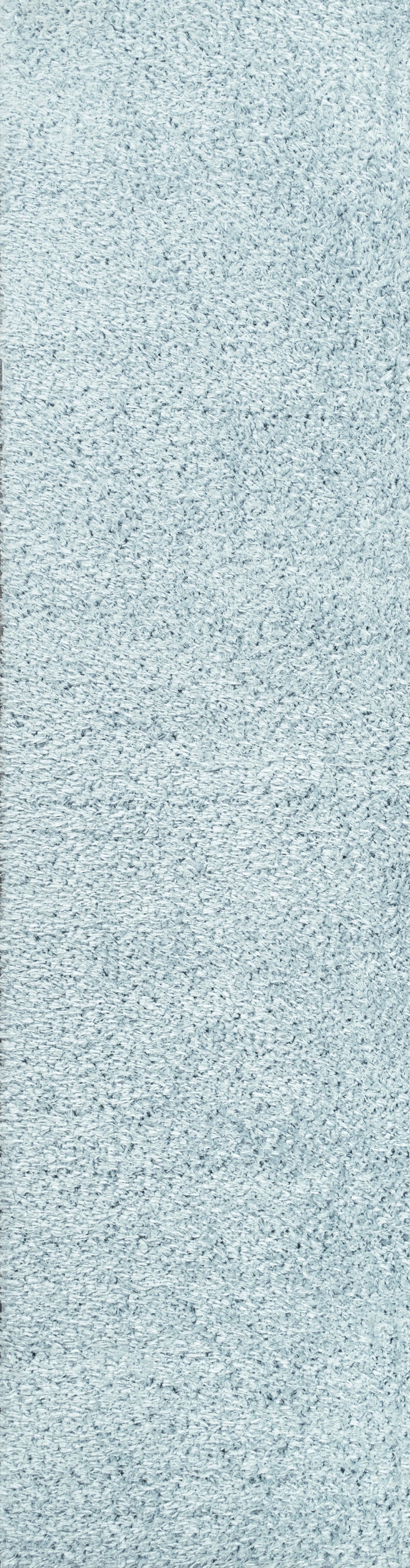 Clayton Coastal Solid Glam Shag Machine-Washable Area Rug