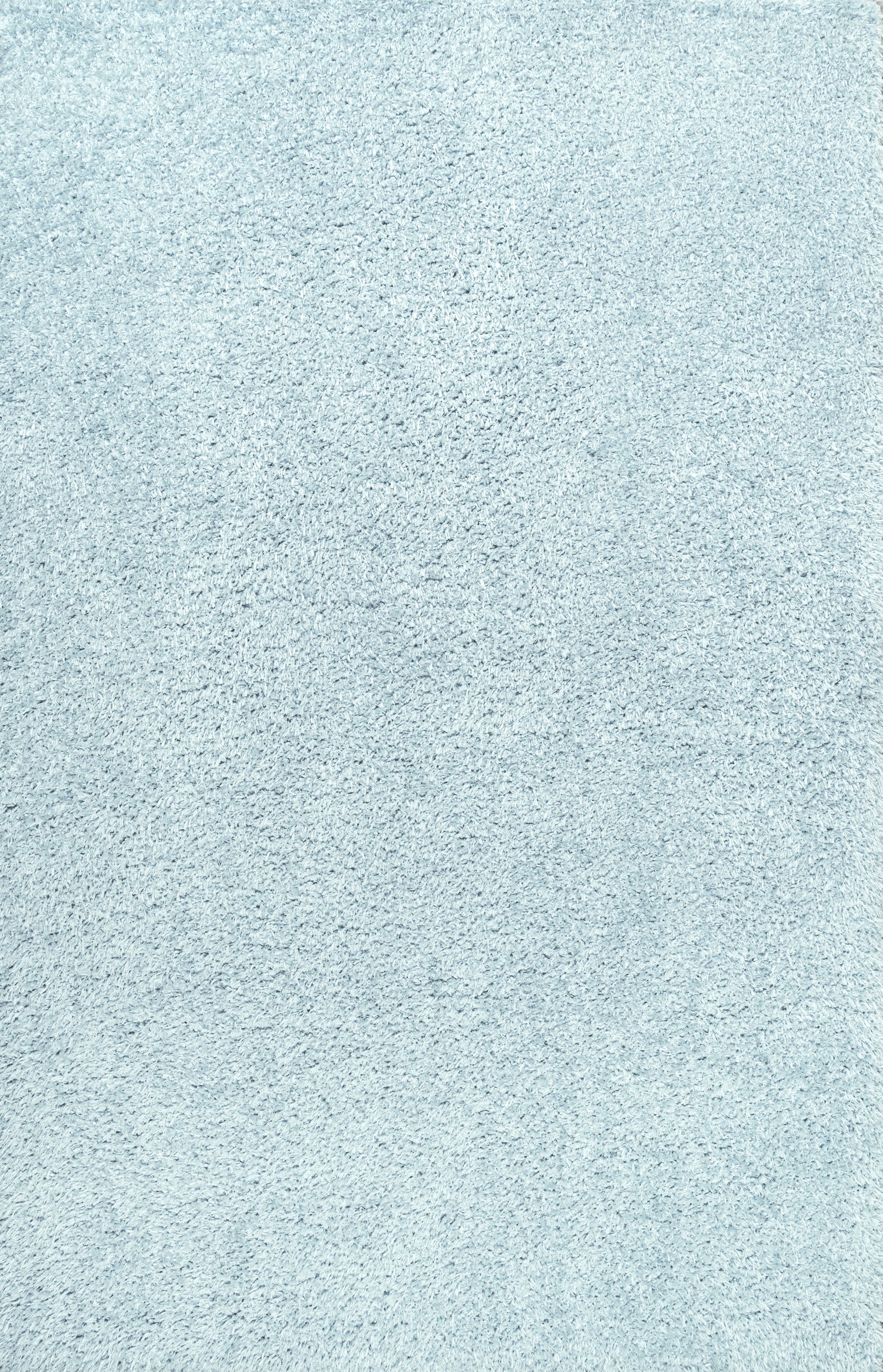 Clayton Coastal Solid Glam Shag Machine-Washable Area Rug