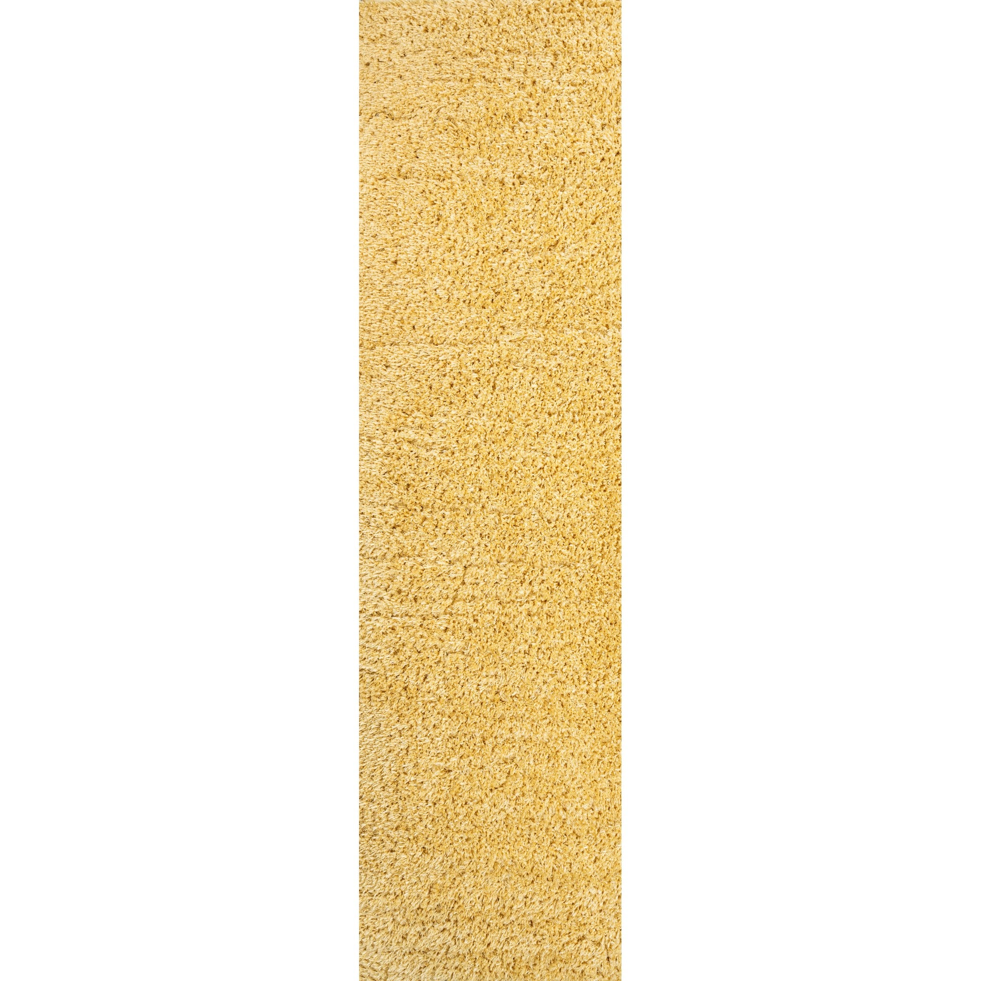 Clayton Coastal Solid Glam Shag Machine-Washable Area Rug