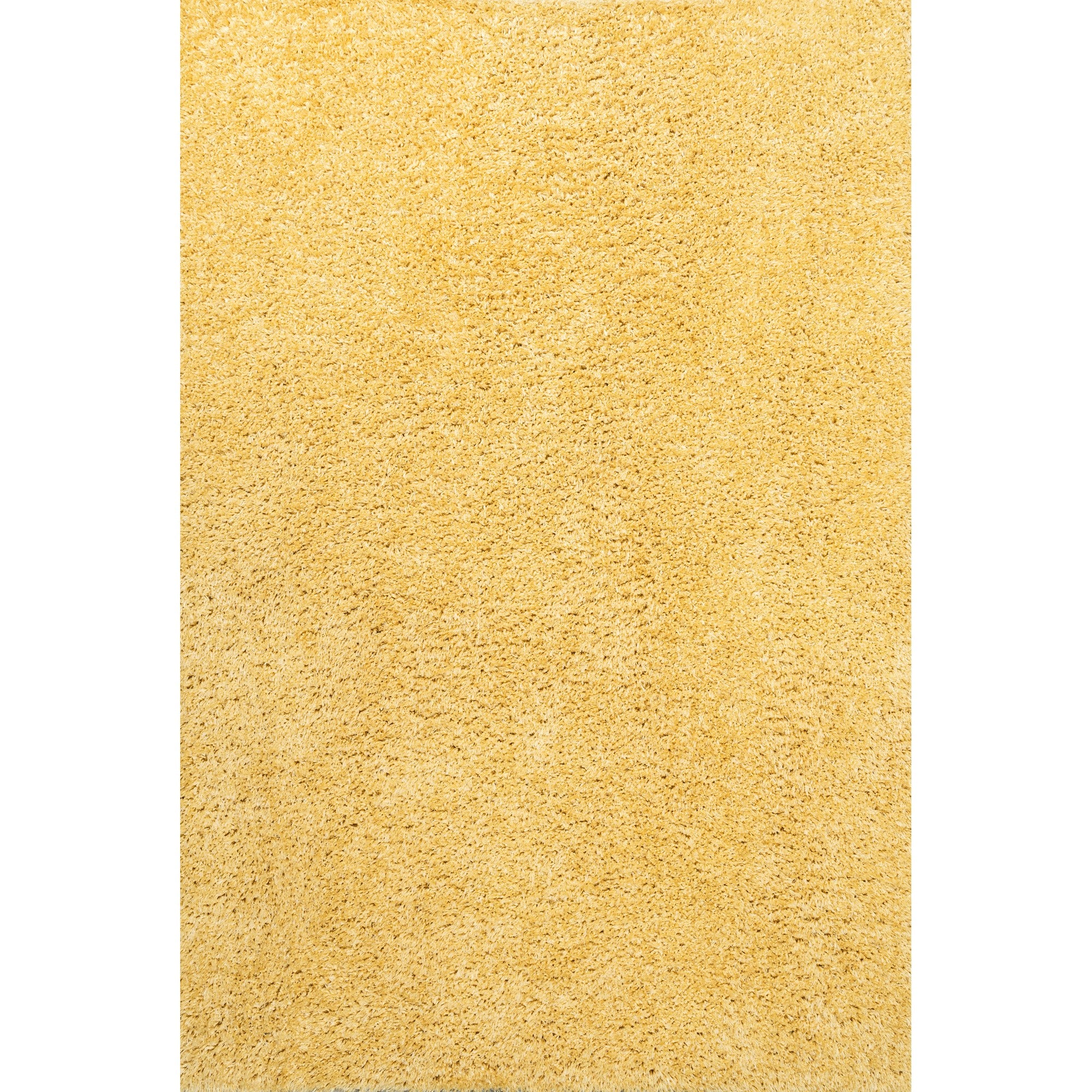 Clayton Coastal Solid Glam Shag Machine-Washable Area Rug