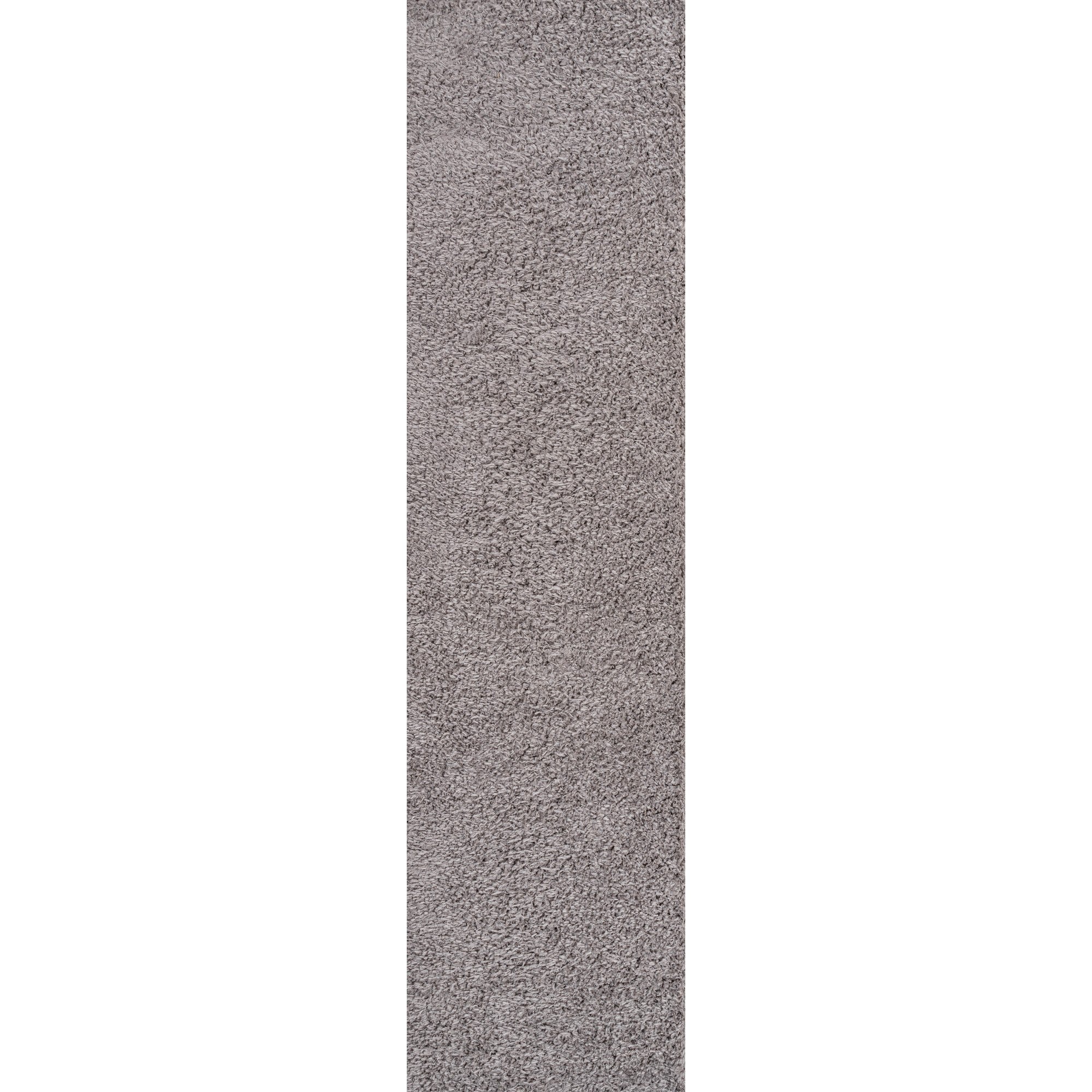Clayton Coastal Solid Glam Shag Machine-Washable Area Rug
