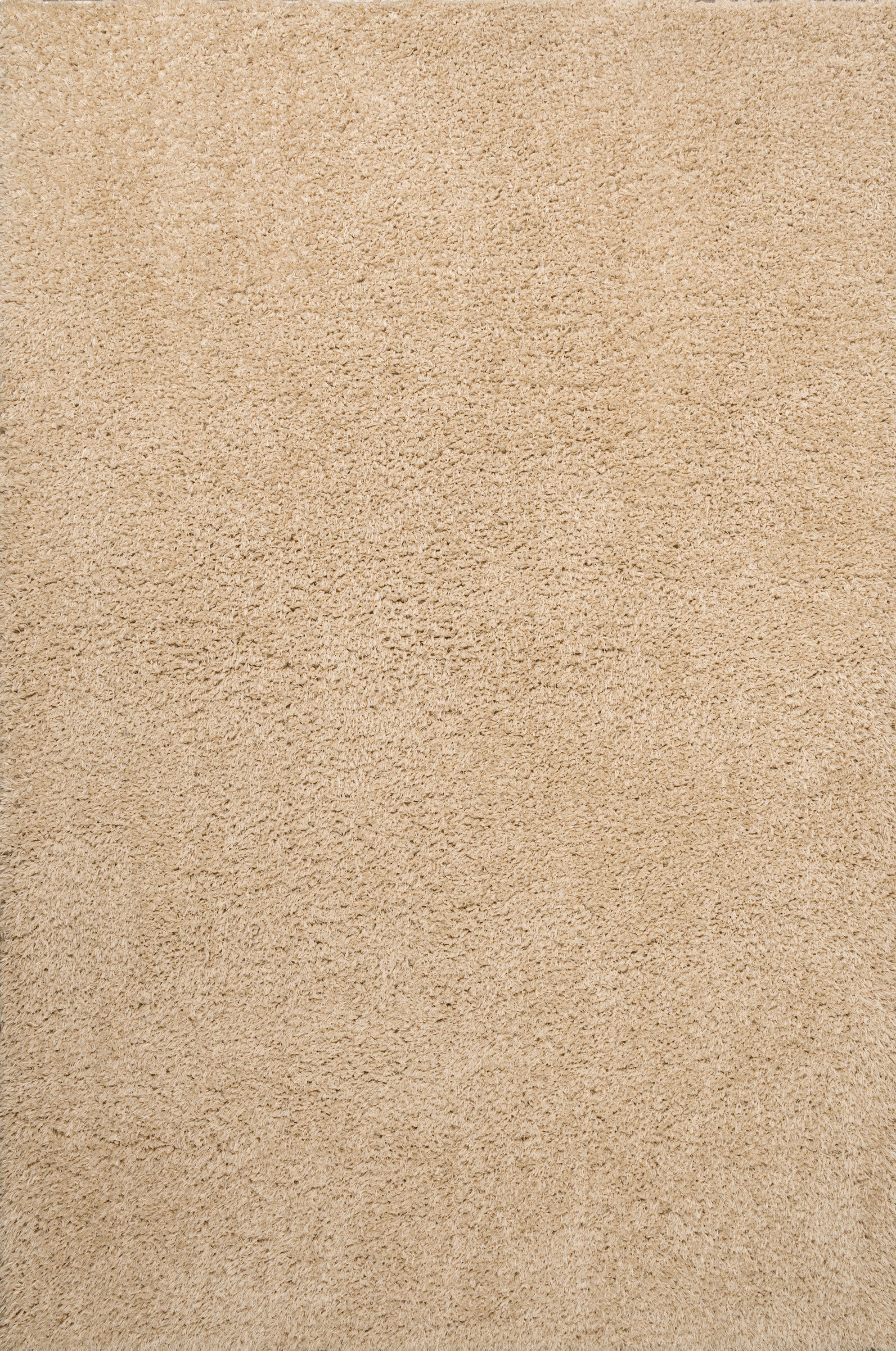 Clayton Coastal Solid Glam Shag Machine-Washable Area Rug