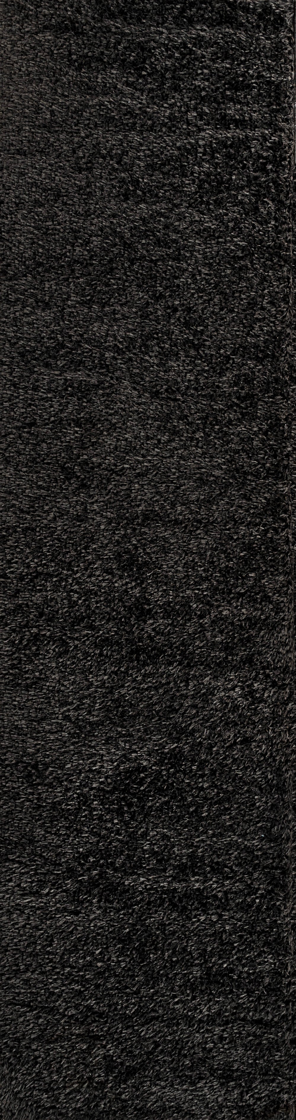 Clayton Coastal Solid Glam Shag Machine-Washable Area Rug