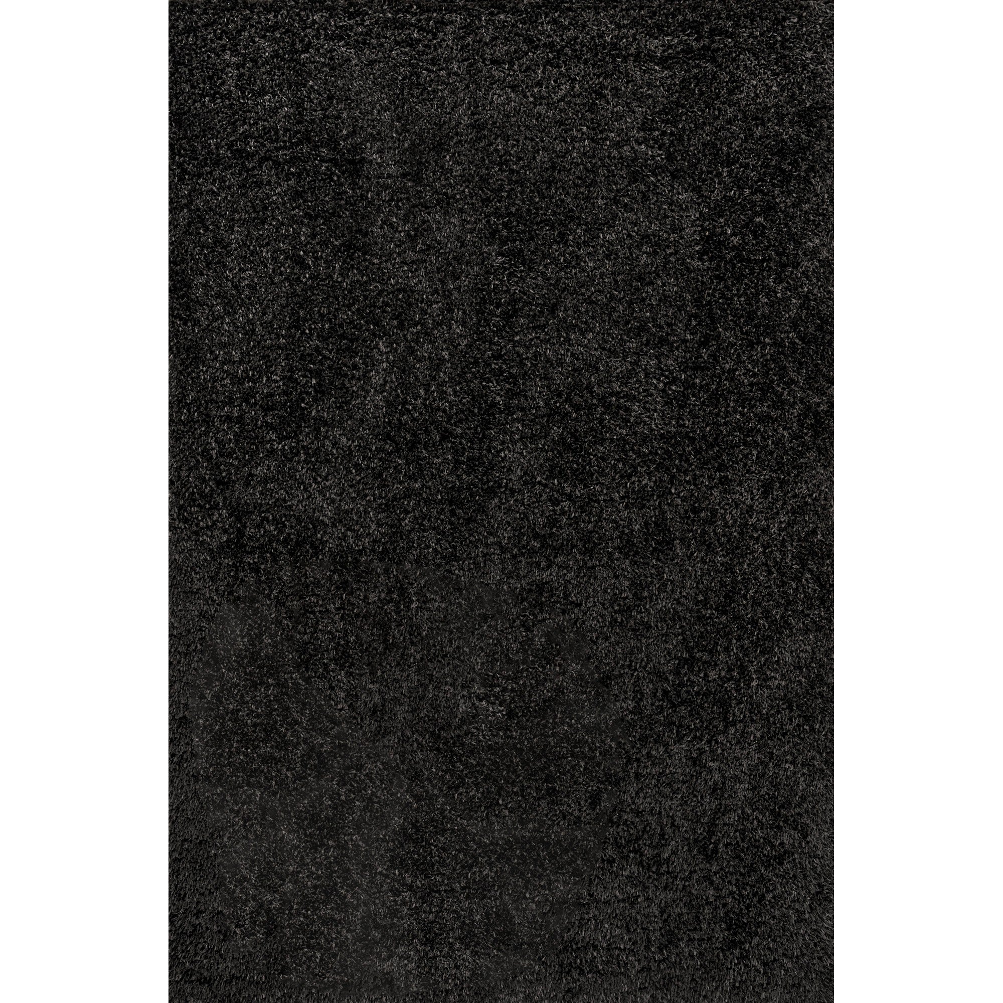 Clayton Coastal Solid Glam Shag Machine-Washable Area Rug