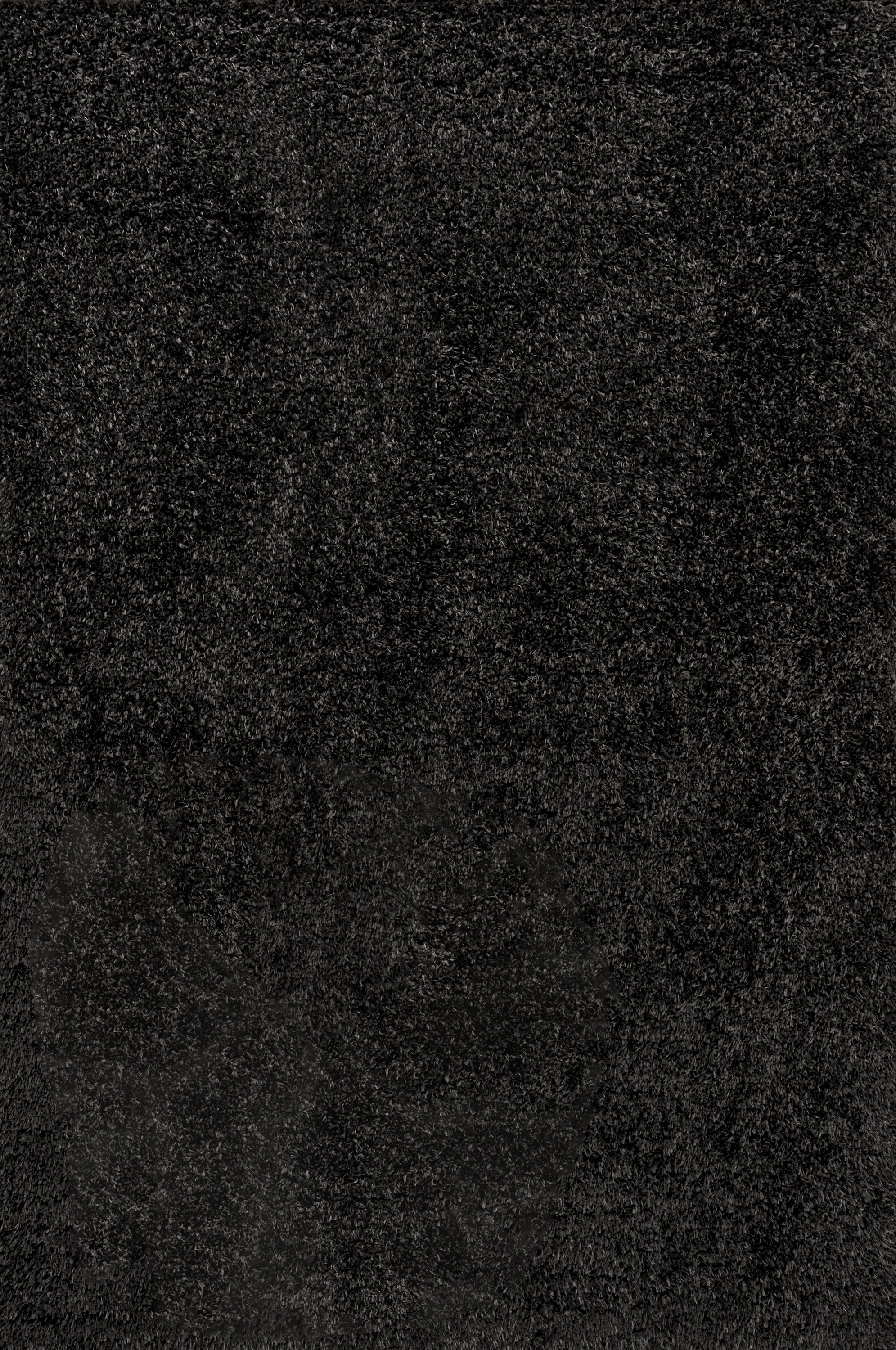 Clayton Coastal Solid Glam Shag Machine-Washable Area Rug