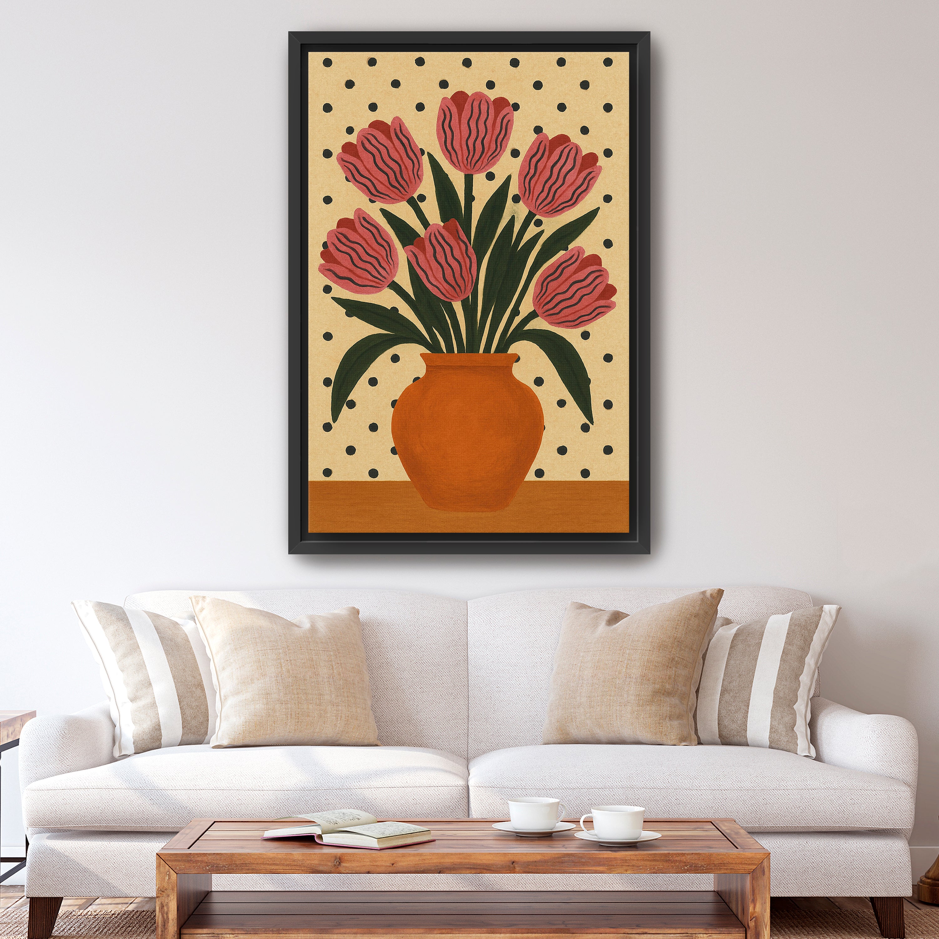 Barsrsind's Potted Florals Canvas Giclee