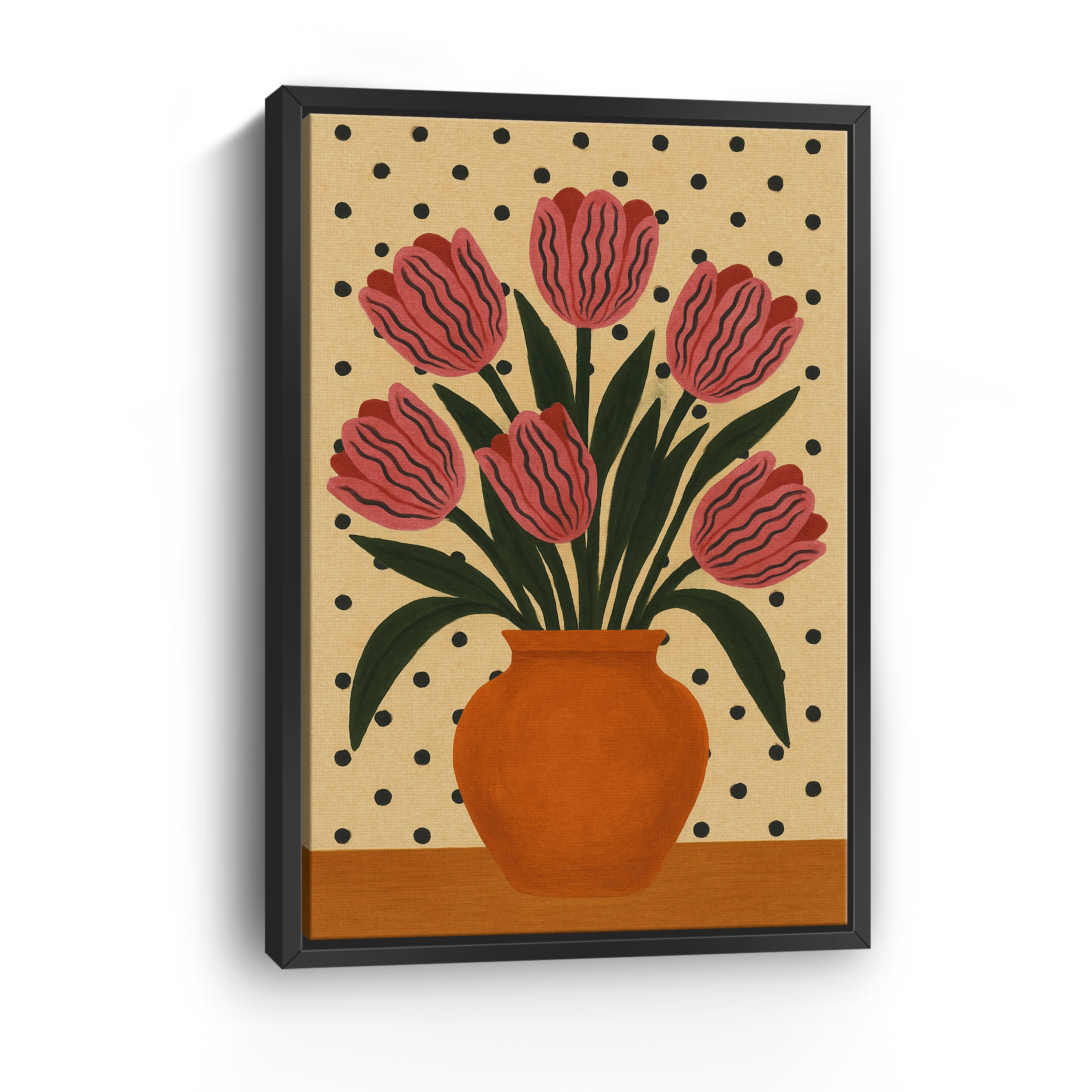 Barsrsind's Potted Florals Canvas Giclee