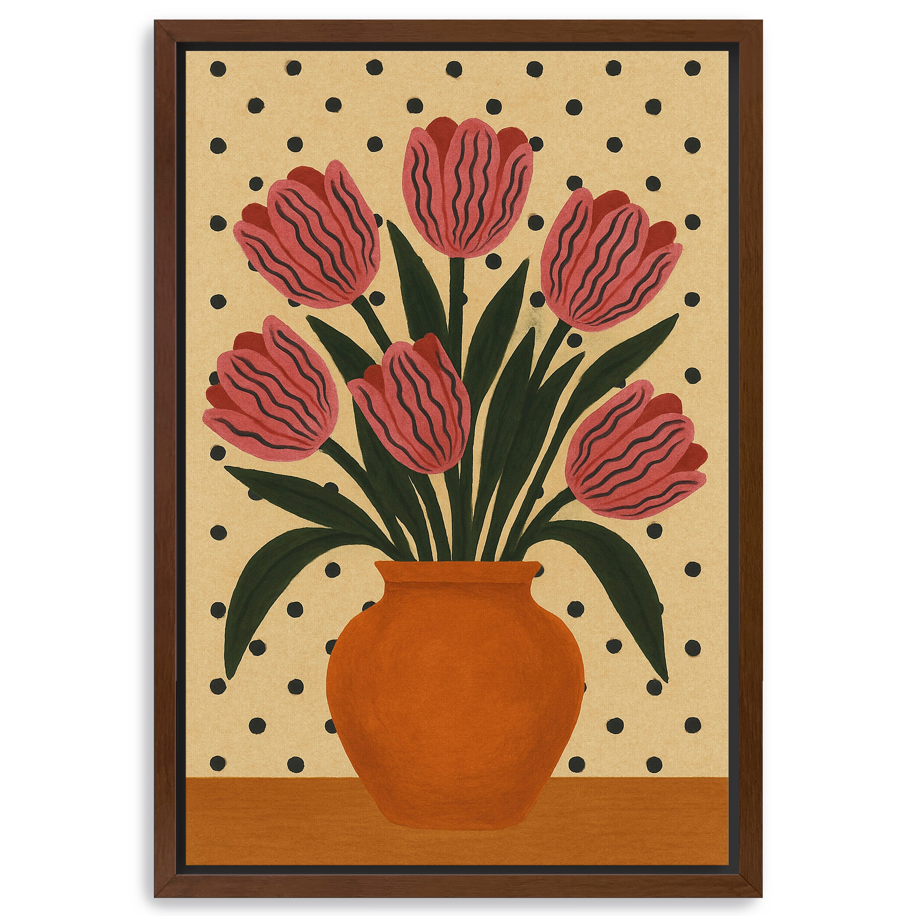 Barsrsind's Potted Florals Canvas Giclee