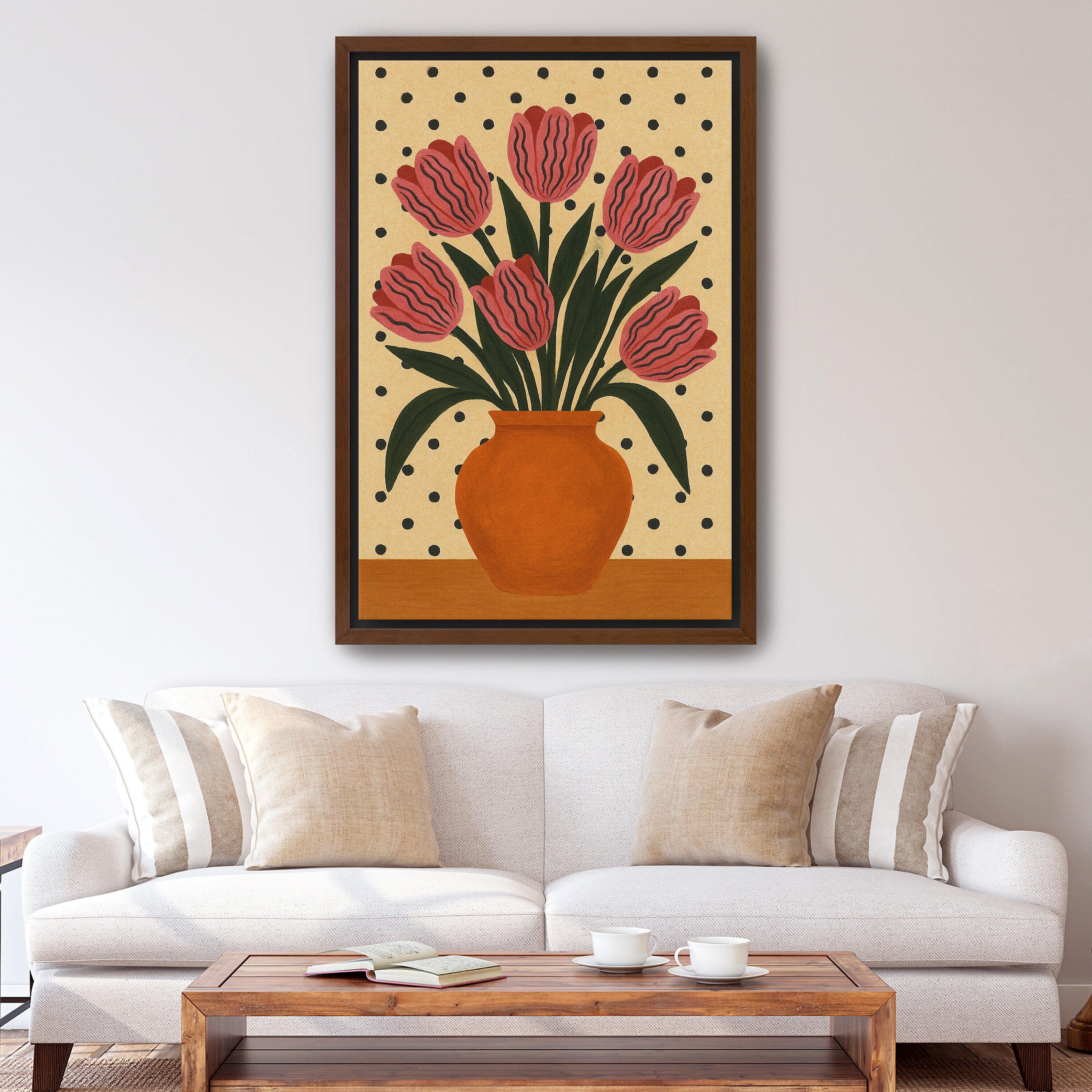 Barsrsind's Potted Florals Canvas Giclee