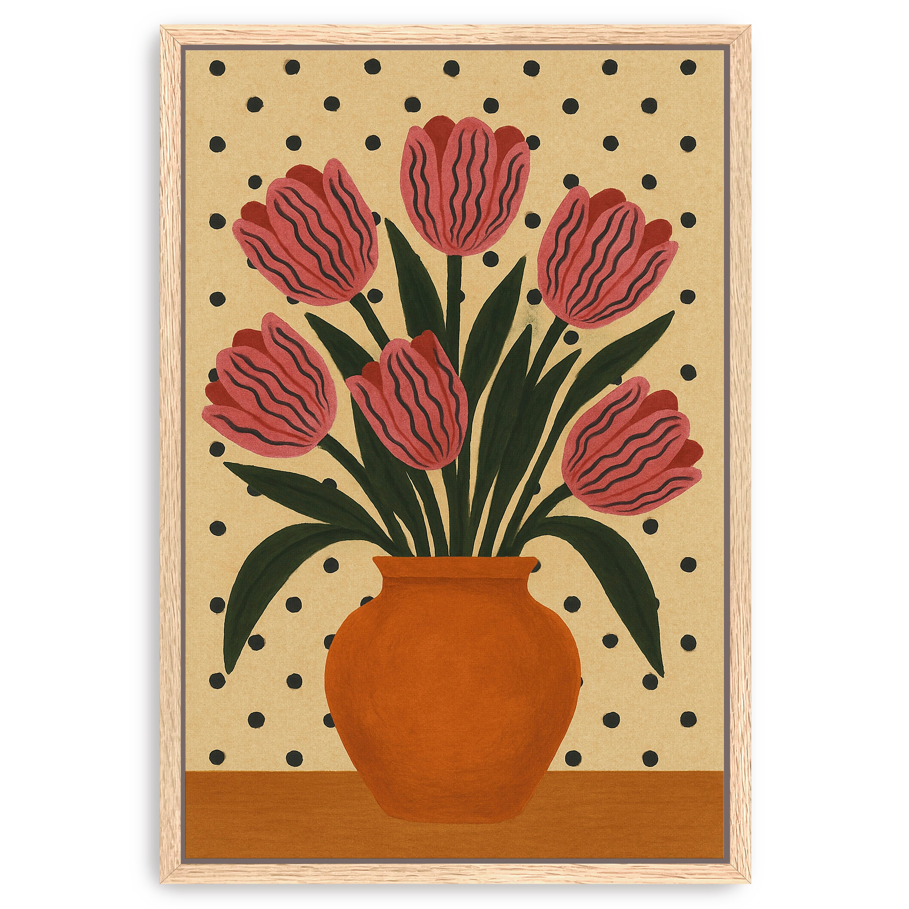 Barsrsind's Potted Florals Canvas Giclee
