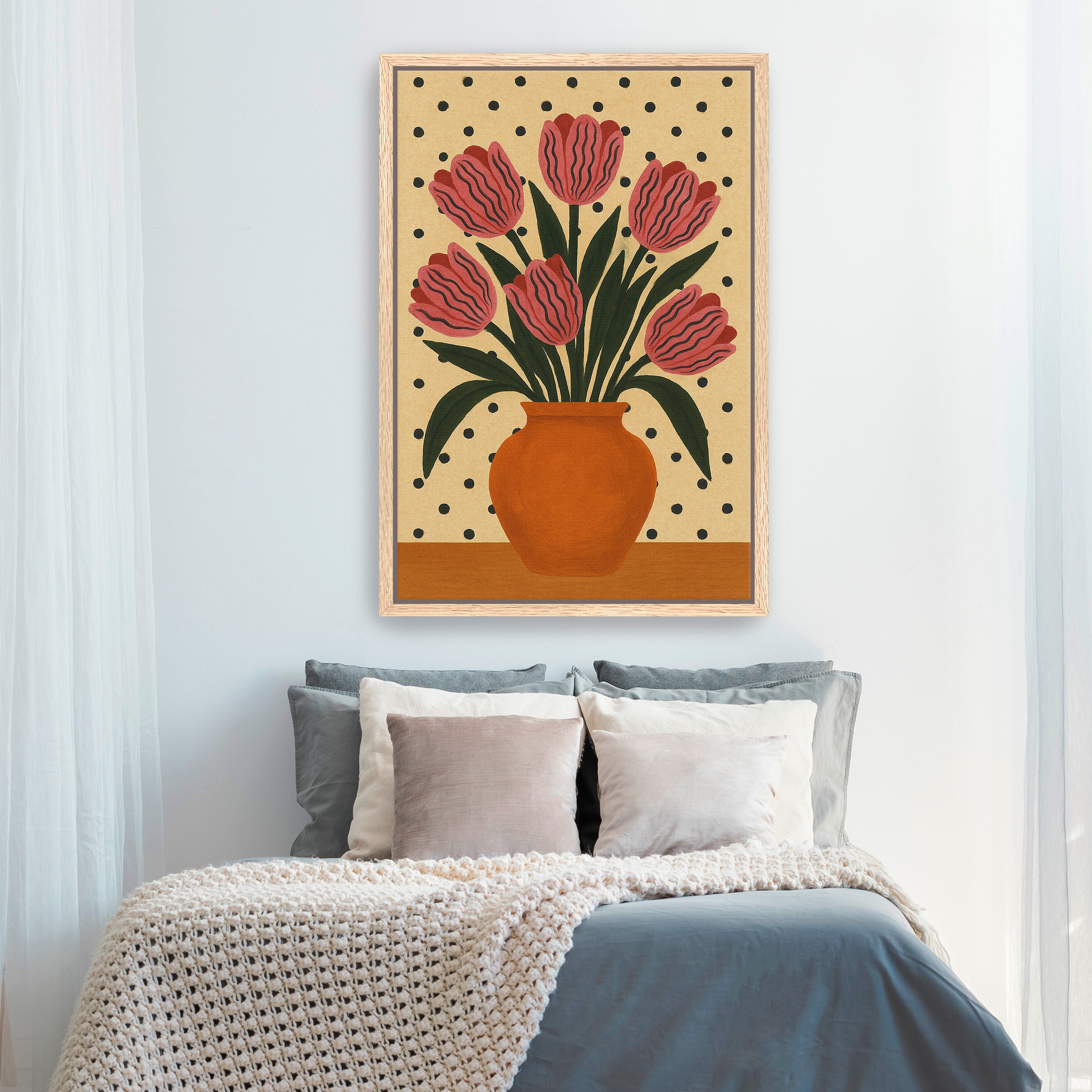 Barsrsind's Potted Florals Canvas Giclee