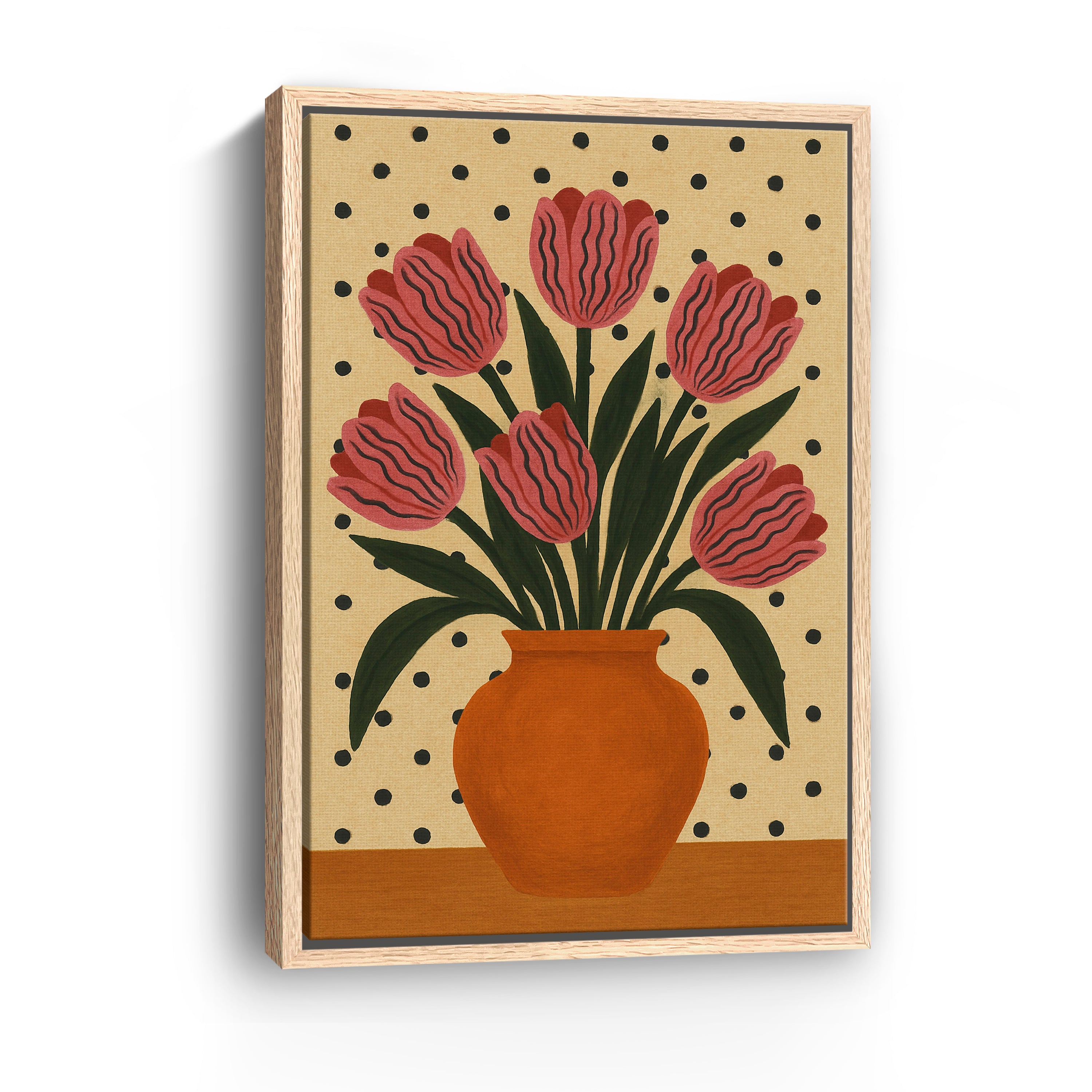 Barsrsind's Potted Florals Canvas Giclee