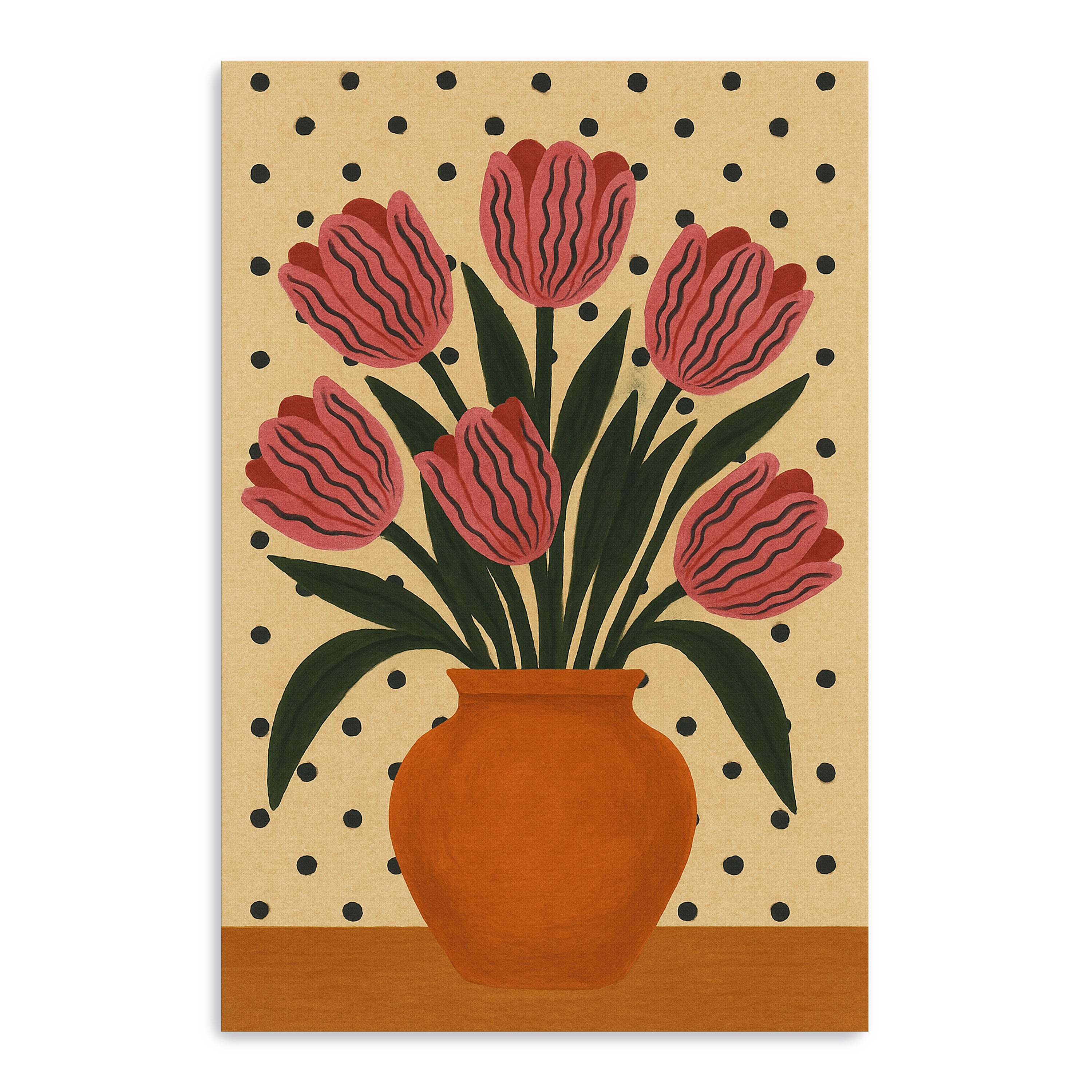 Barsrsind's Potted Florals Canvas Giclee