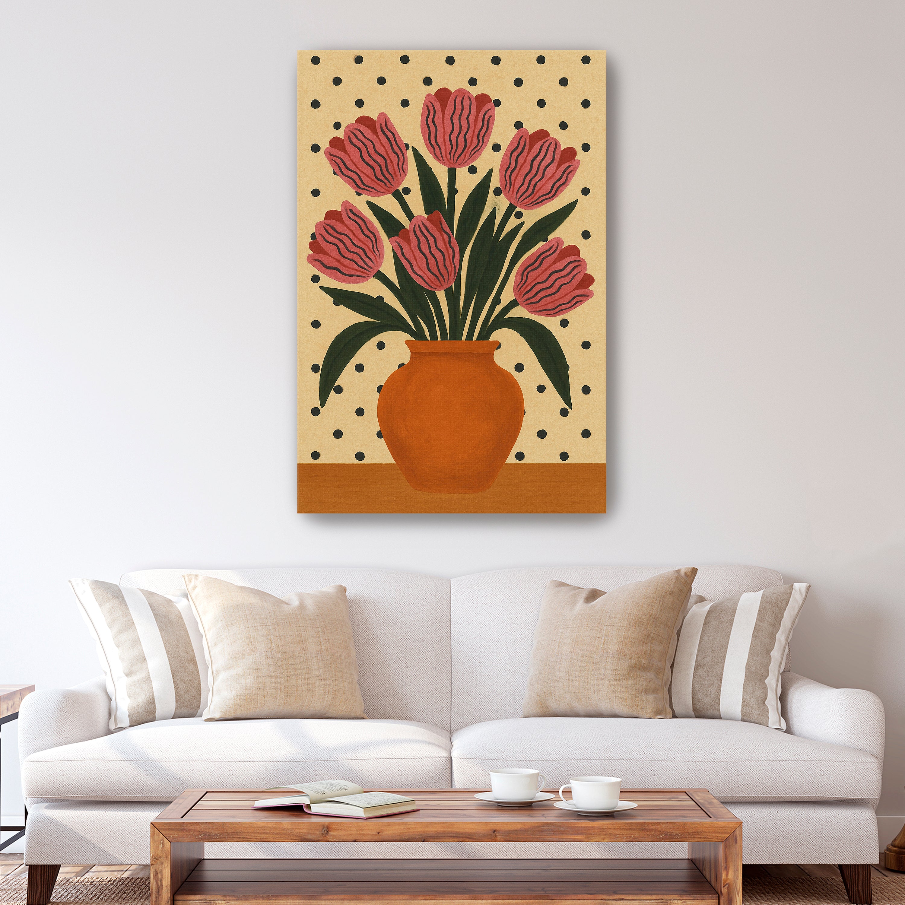 Barsrsind's Potted Florals Canvas Giclee