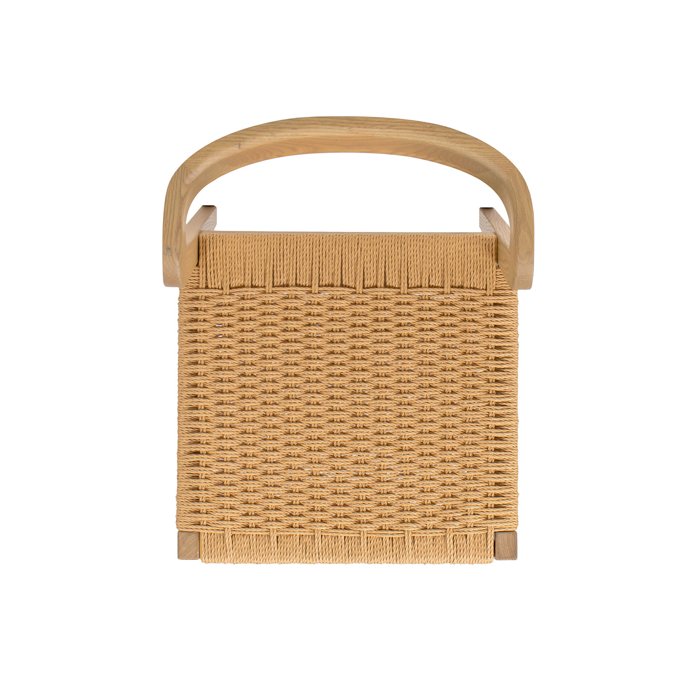 Capri Woven Seat Stacking Wood Dining Chair