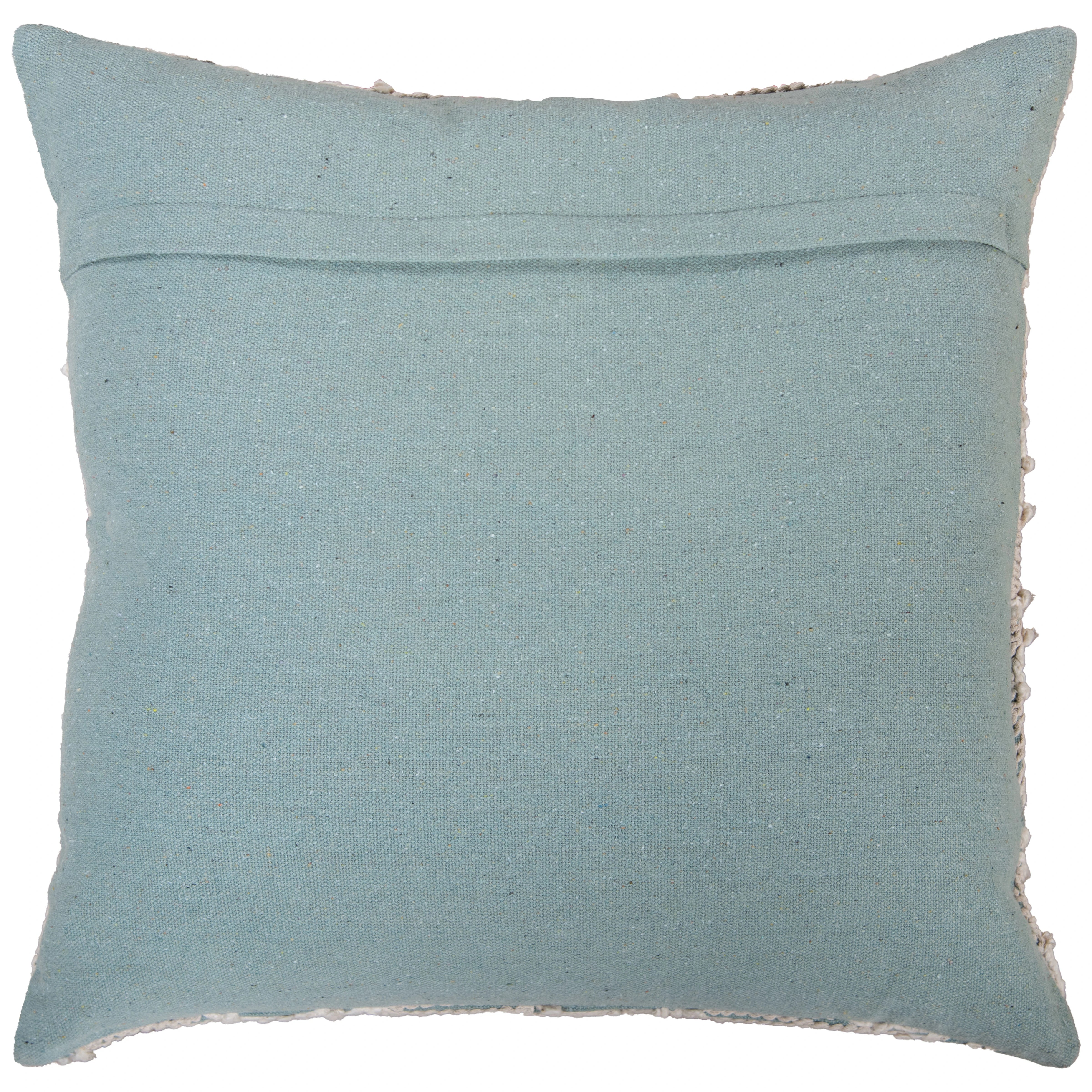Embroidered Botanical Cotton Decorative Throw Pillow