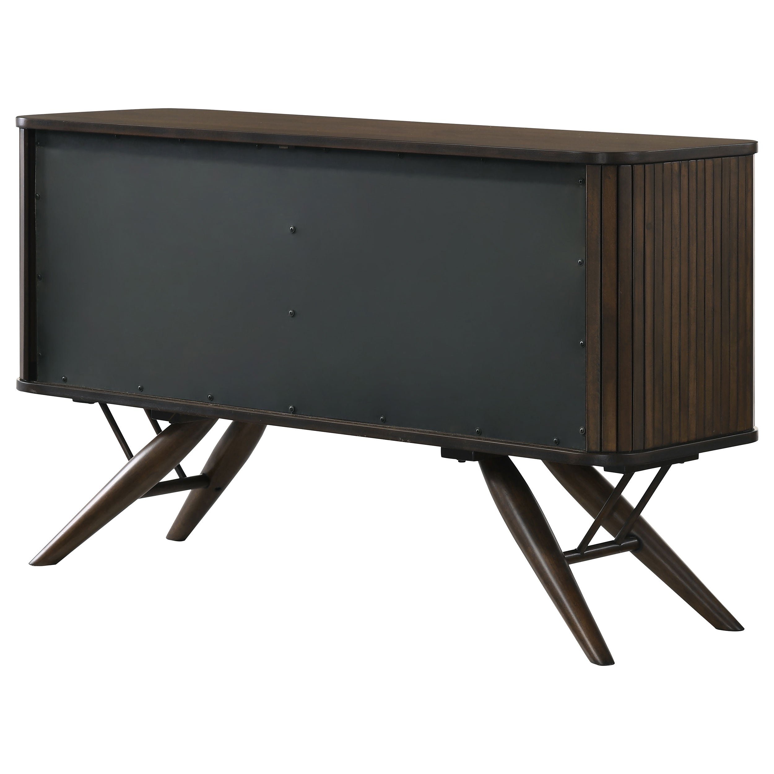 Wes Dark Walnut 2-Door Sideboard Buffet Storage Cabinet