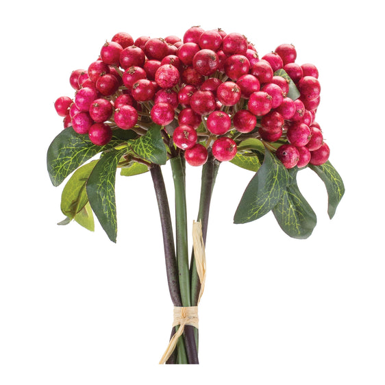 Harvest-Cranberry-Bundle-(set-of-6)-Cranberry-Faux-Florals