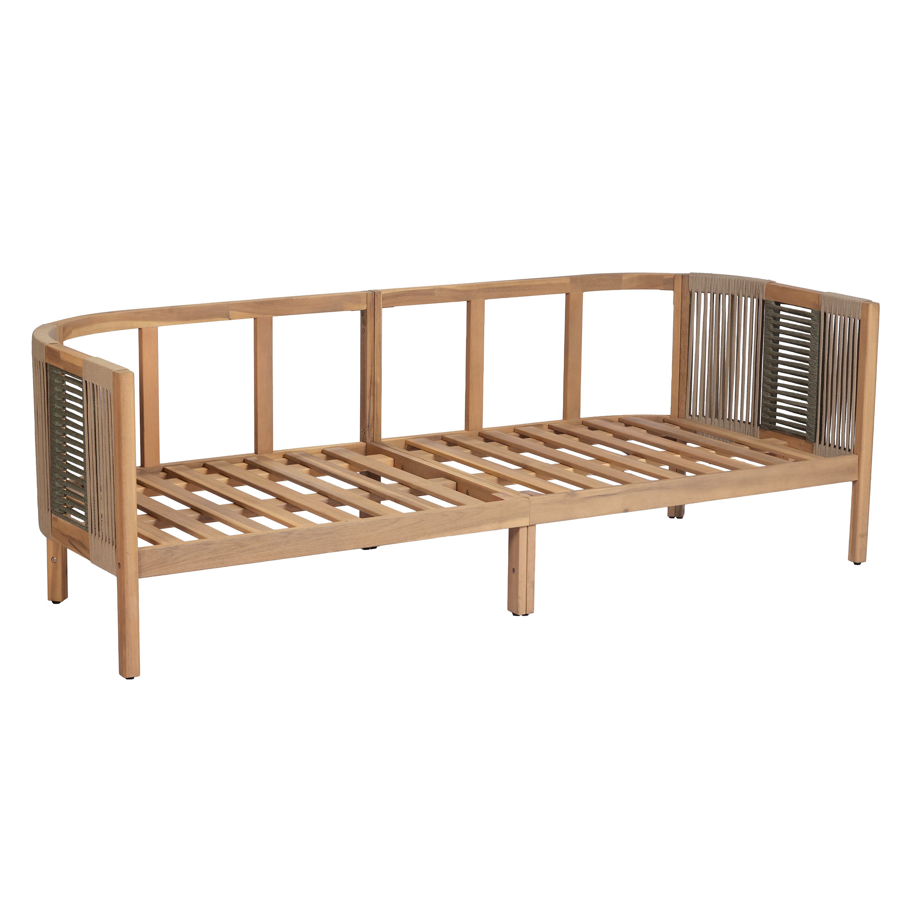 Potter 5-Piece Outdoor Acacia Wood Conversation Set