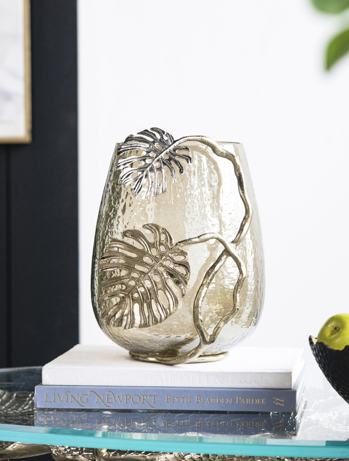 Palm Leaf Candle Holder