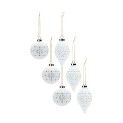 Porcelain-Cut-Out-Ball-Ornament-with-Nordic-Design-(set-of-6)-White-Ornaments