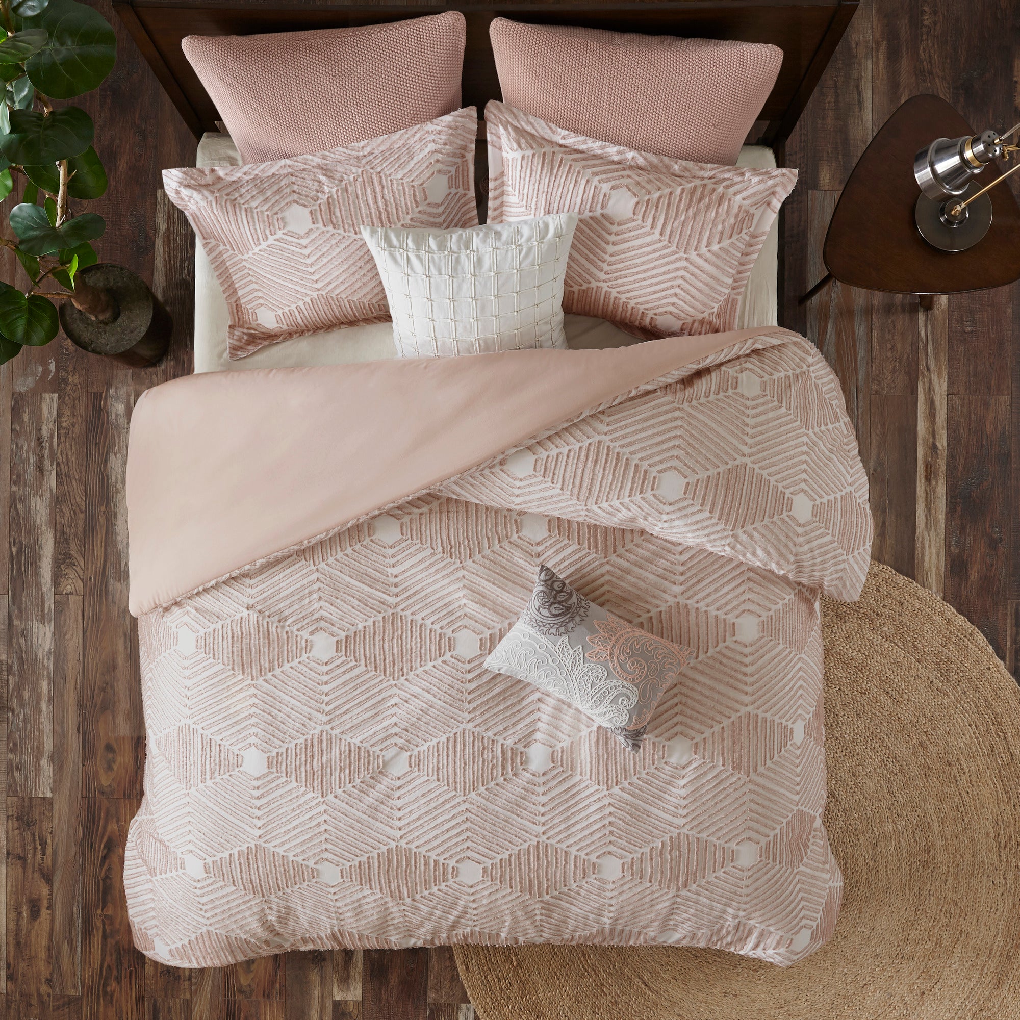 Ellipse Cotton Jacquard Comforter Set