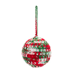 Knitted-Ball-Ornament-(set-of-4)-Red-Ornaments