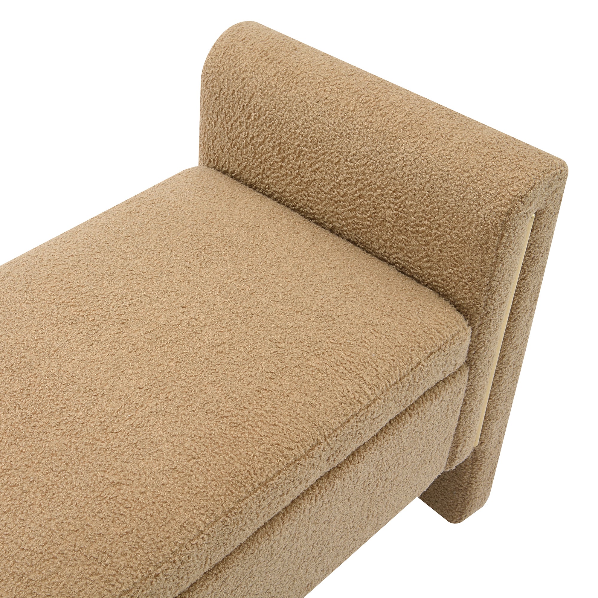 Modern Teddy Bench with Arms and Storage