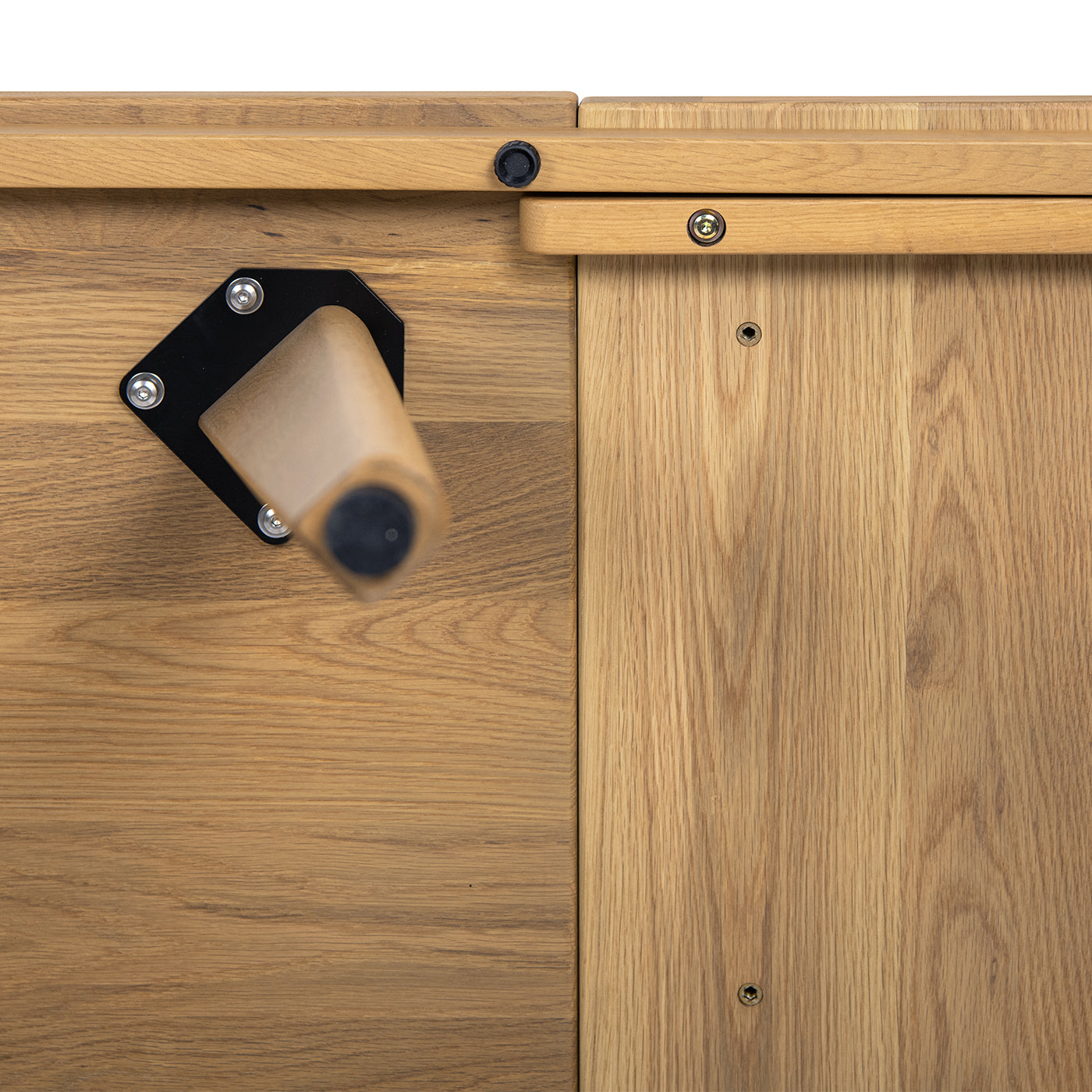 Capri Solid Oak Wood Extendable Dining Table