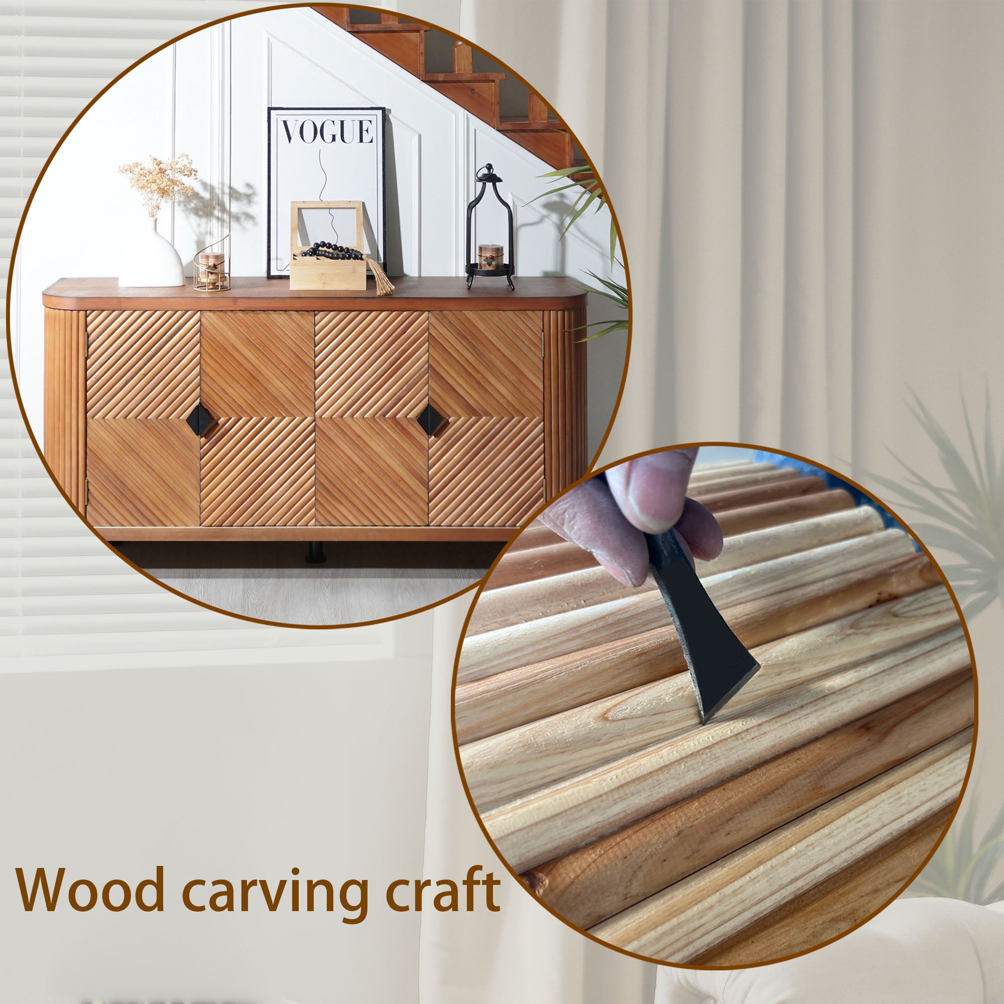 Modern Accent Storage Cabinet