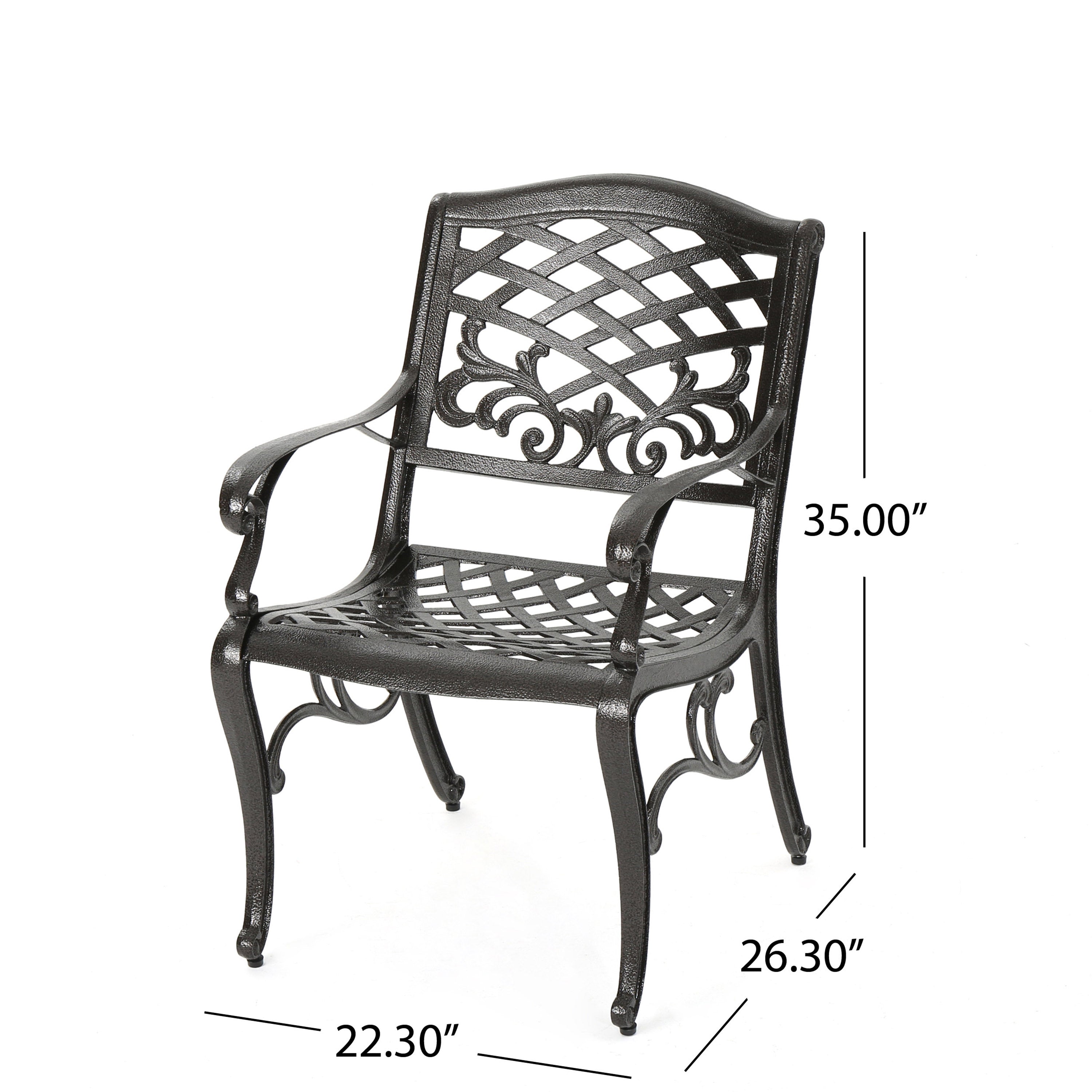 Luminea Lattice Outdoor Dining Chair