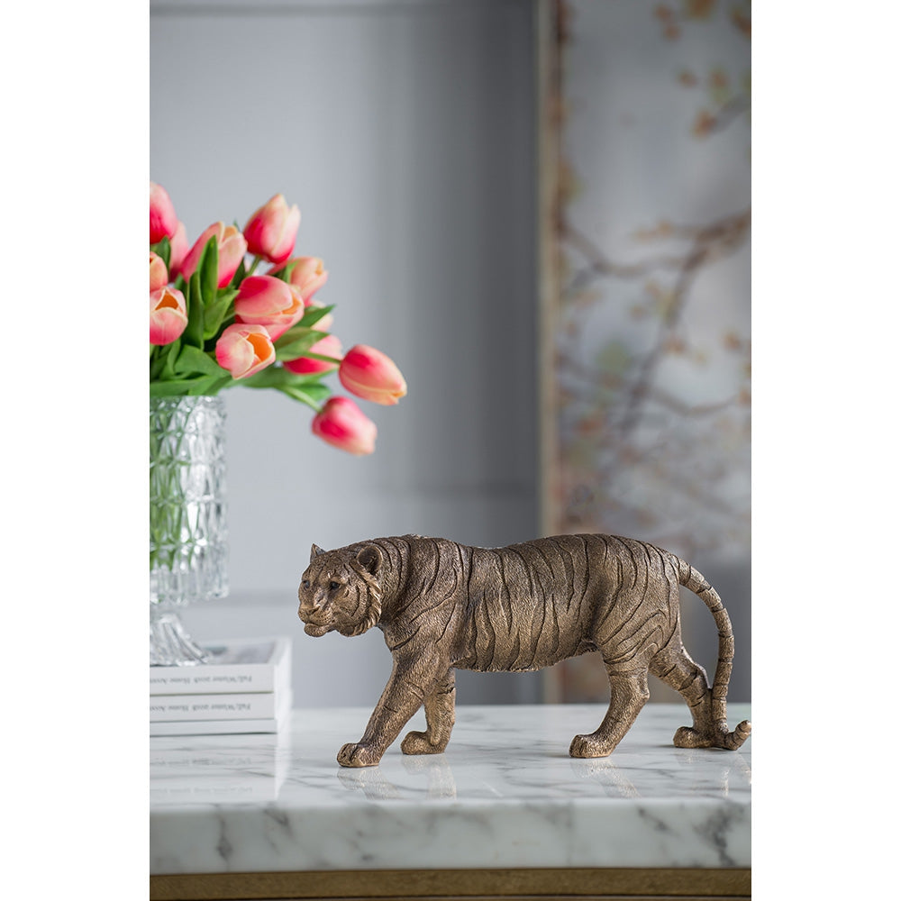 Gleaming Tiger Statue