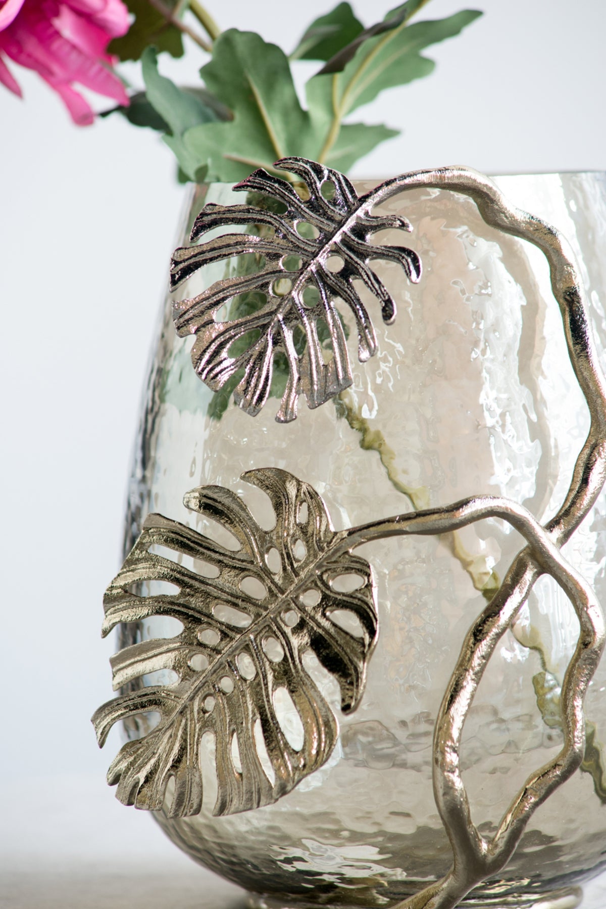 Palm Leaf Candle Holder