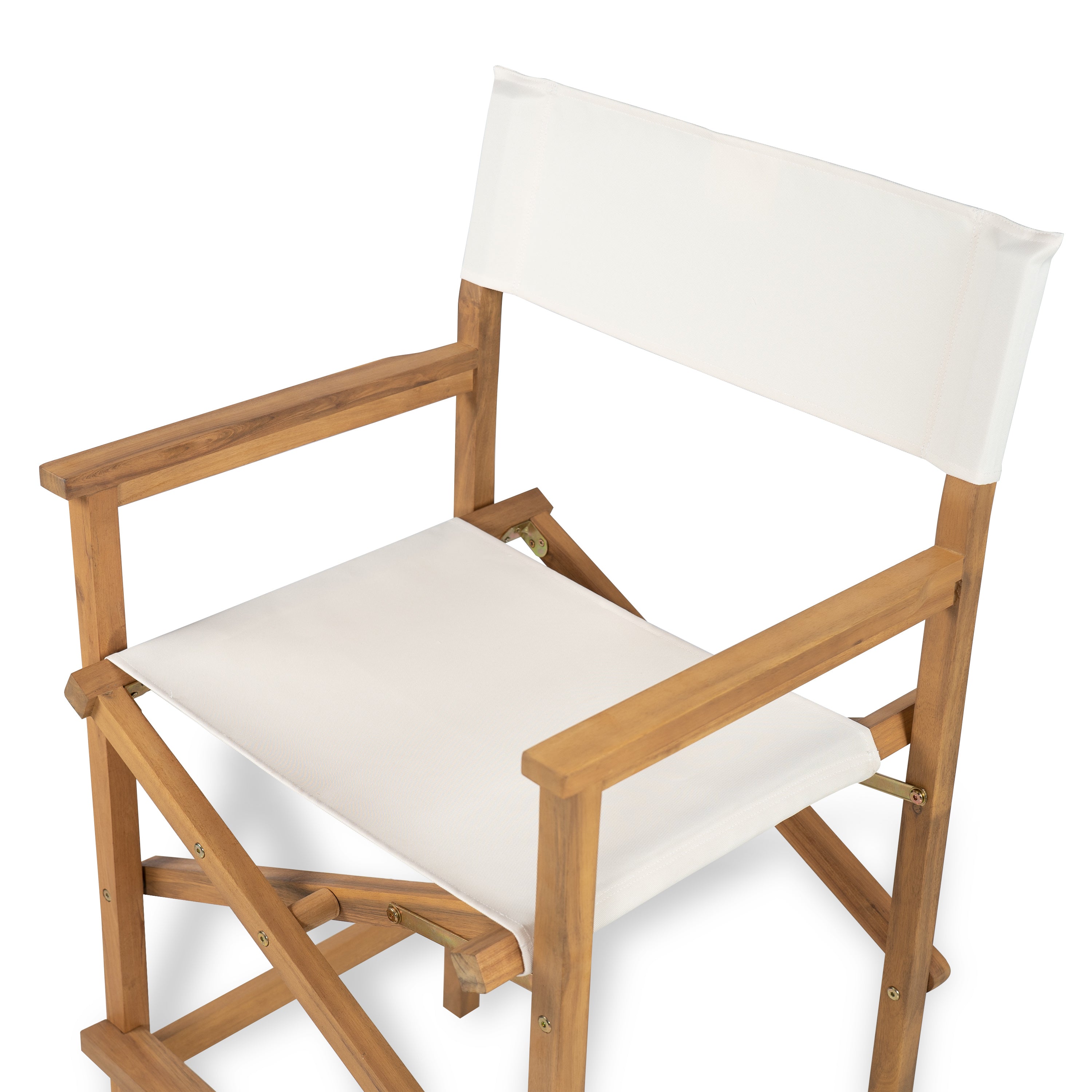 Outdoor Acacia Wood Barstool, Set of 2