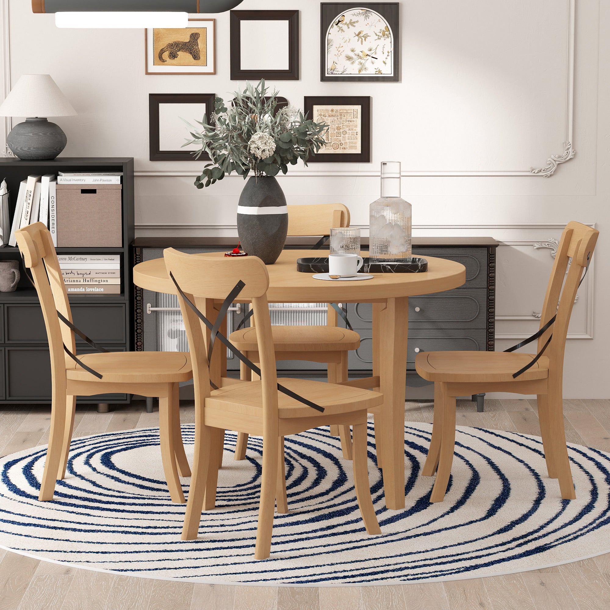 5-Piece Farmhouse Dining Set