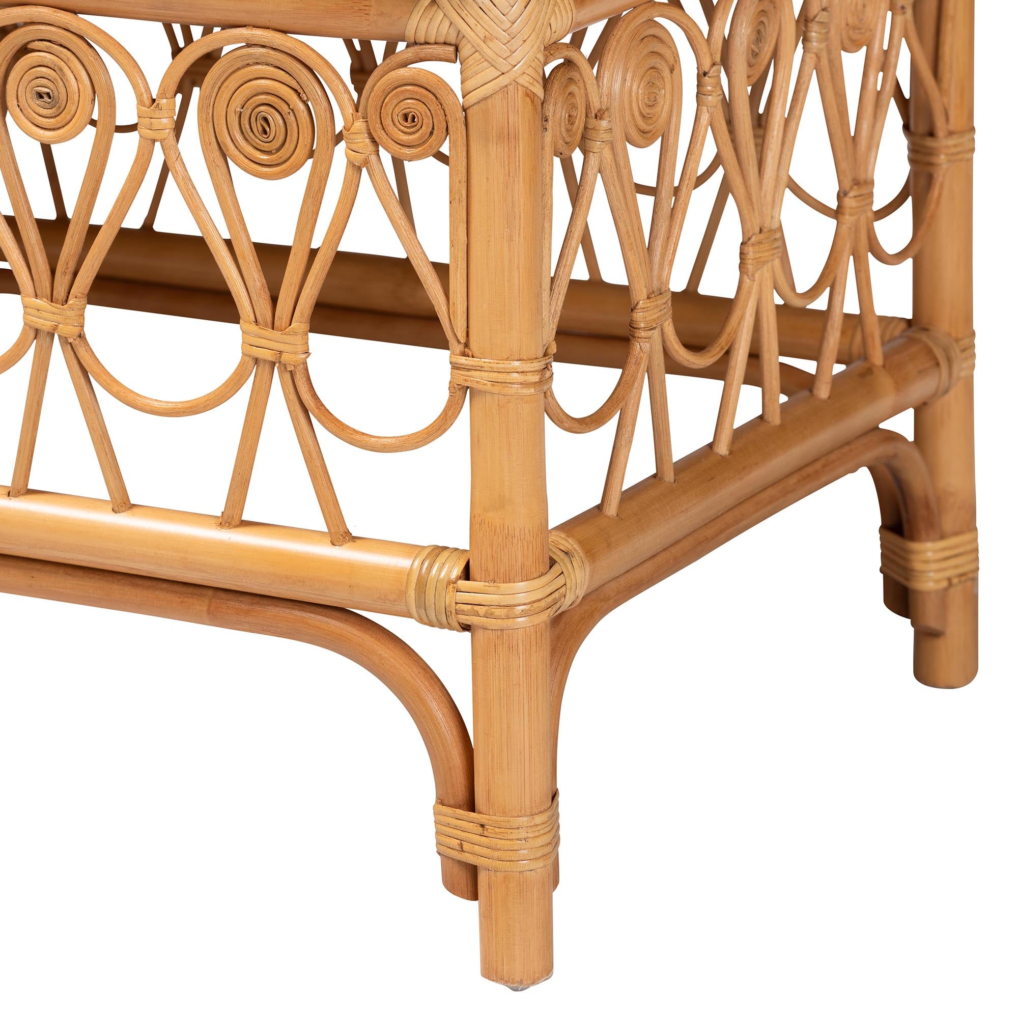 Rayhan Rattan Bench