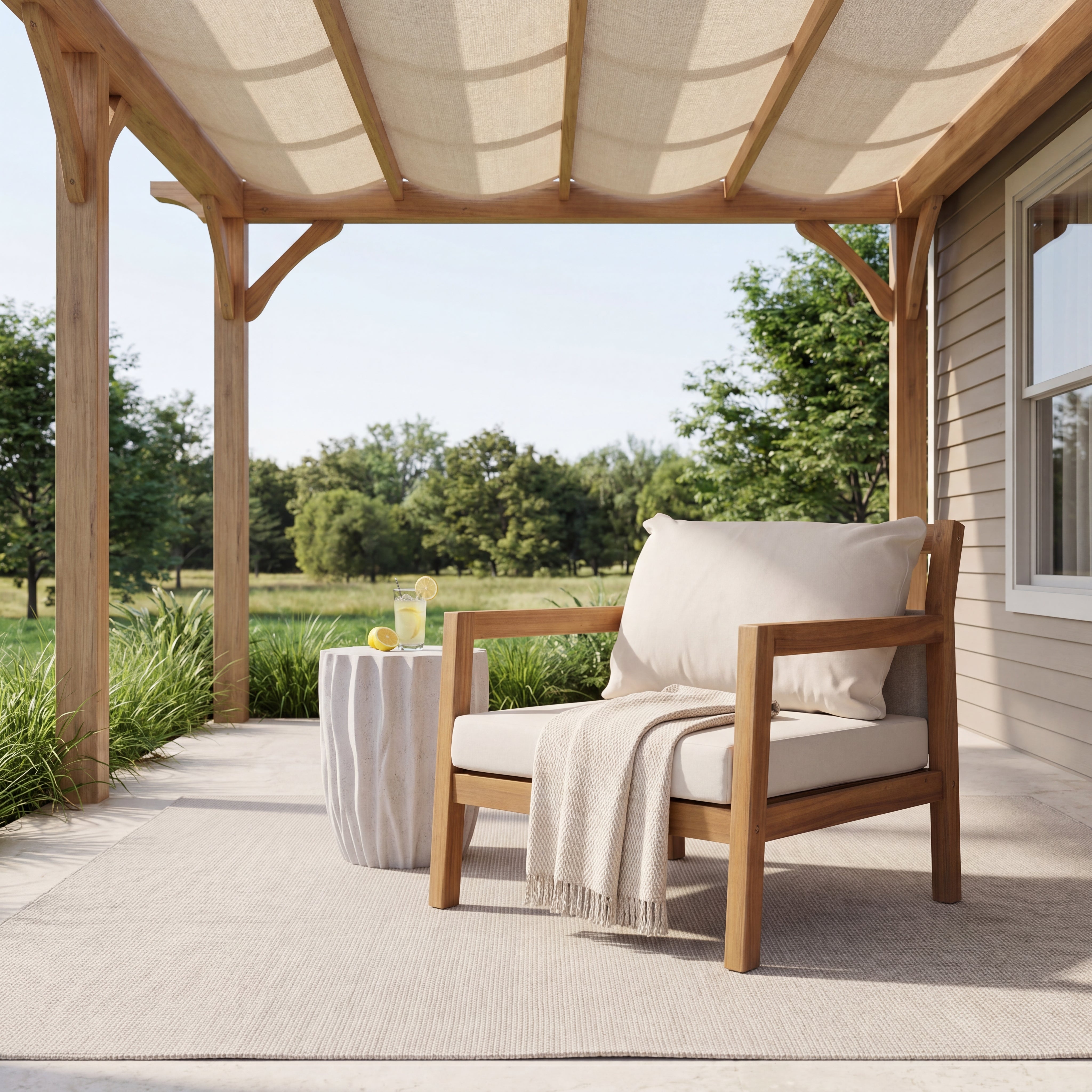 Pablo Outdoor Patio Arm Chair