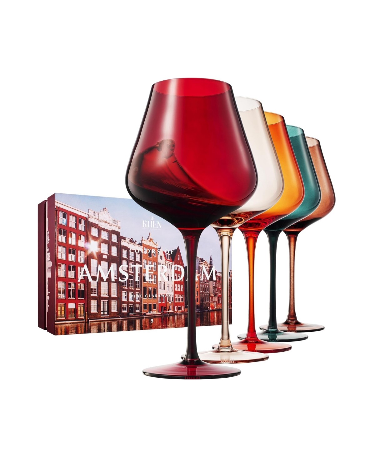 Amsterdam Wine Glasses Set of 5