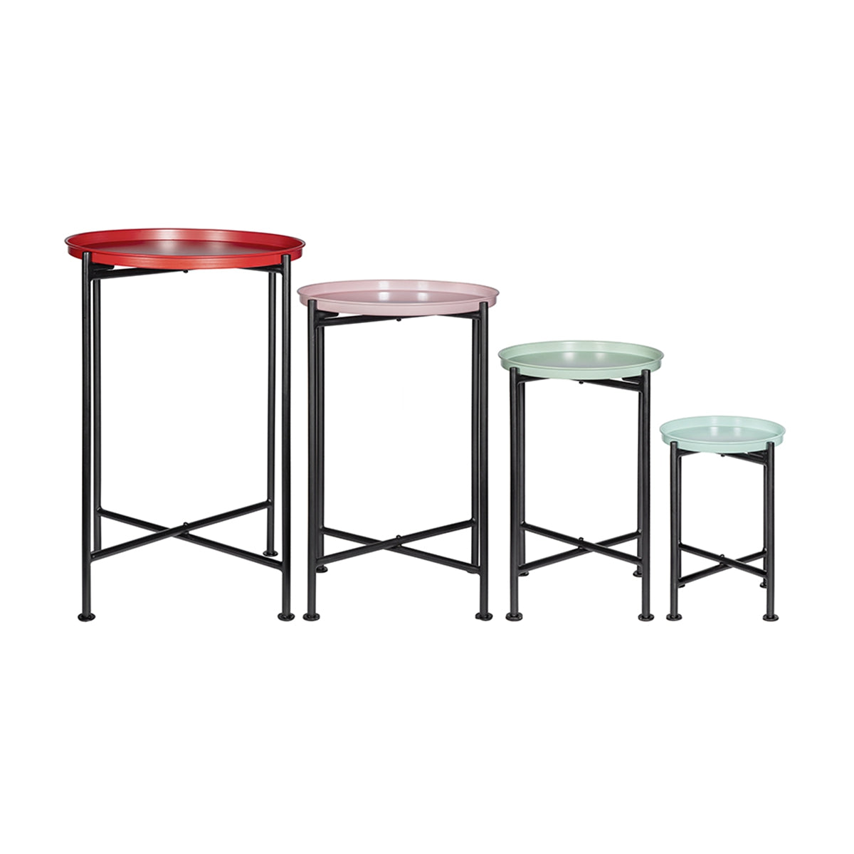 pier one indoor plant stands Multicolor Nesting Plant Stands, Set of 4