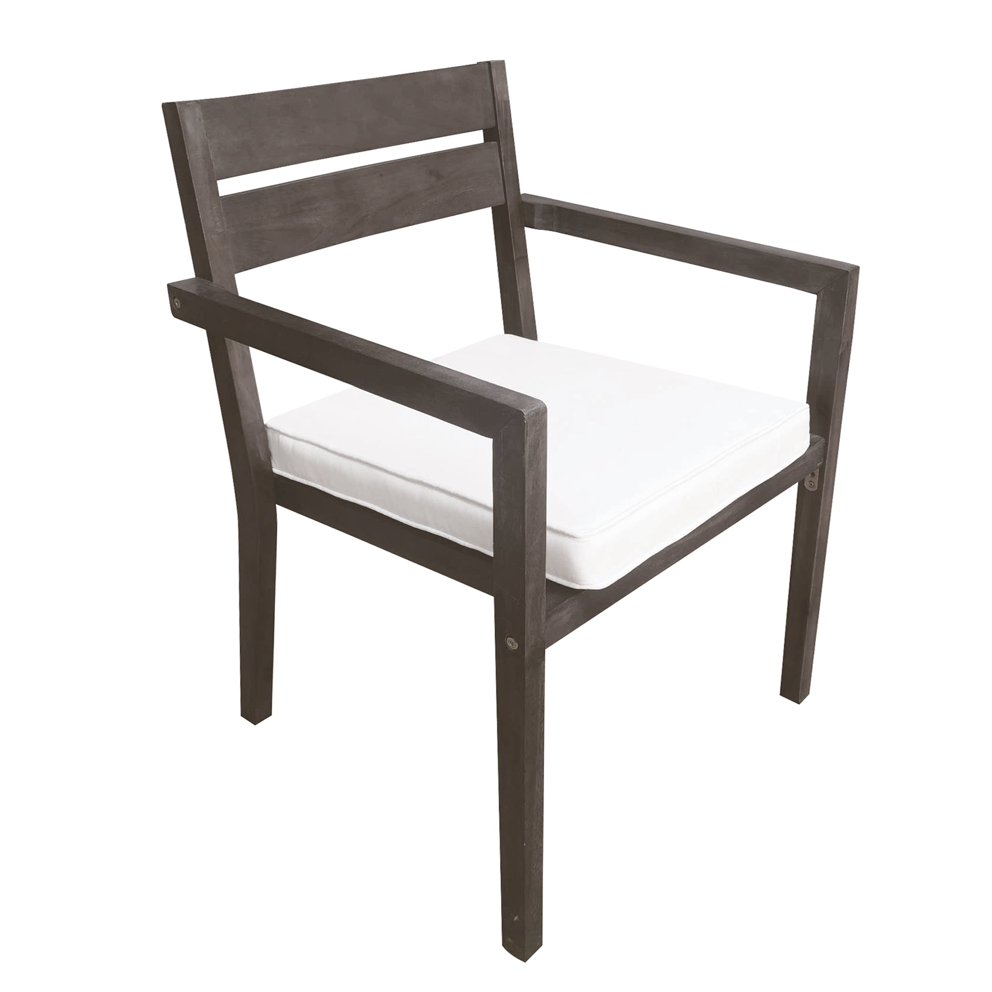 Acacia Wood Outdoor Dining Set with Table And 6 Chairs