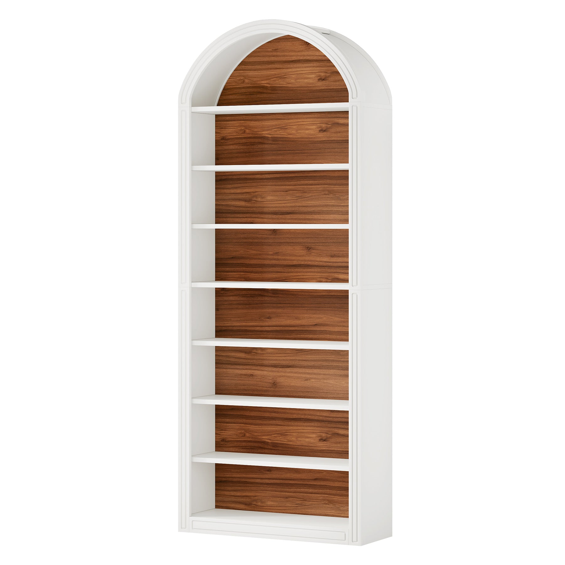 2-Tone Arched Open Display Shelving Unit