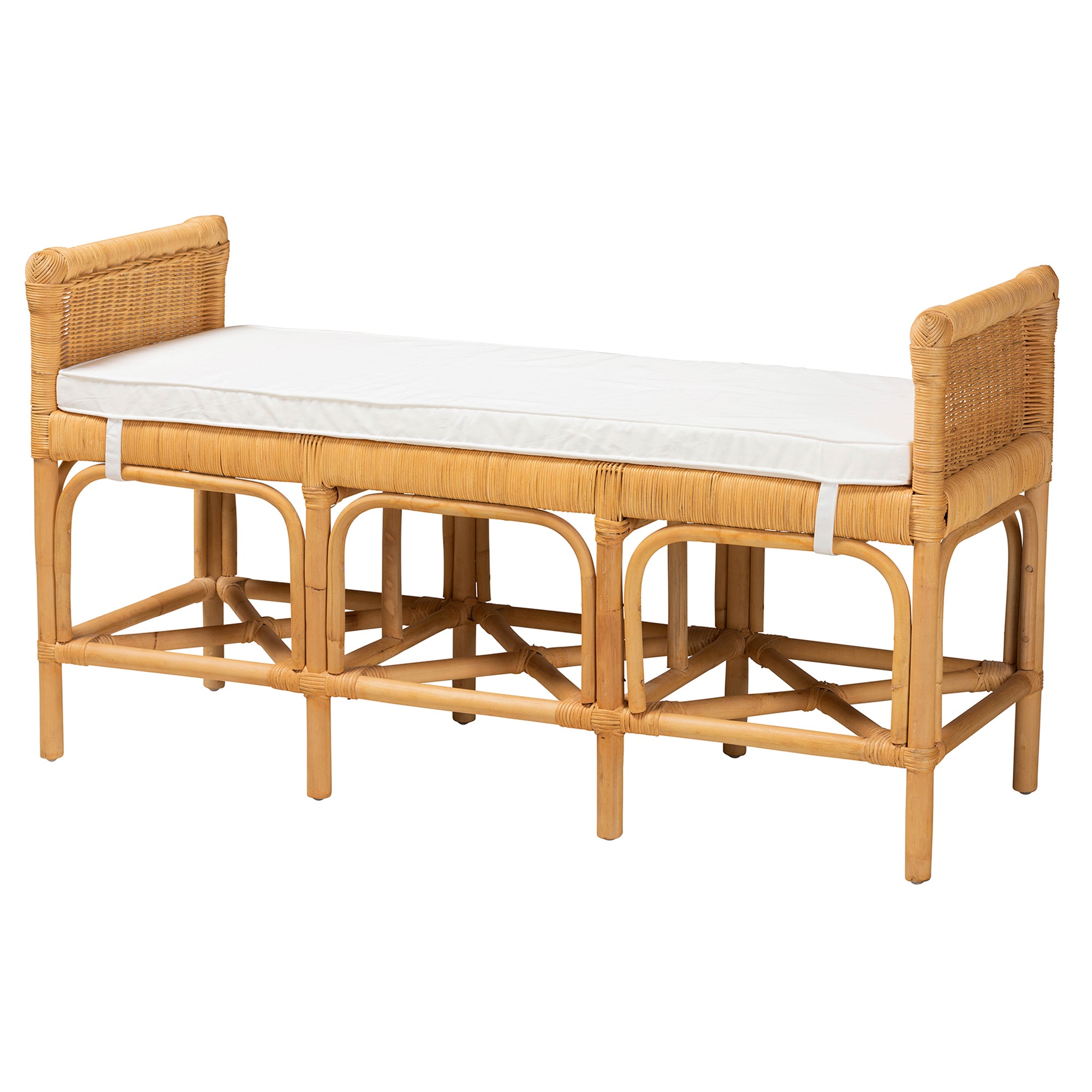 Aoife Rattan Bench