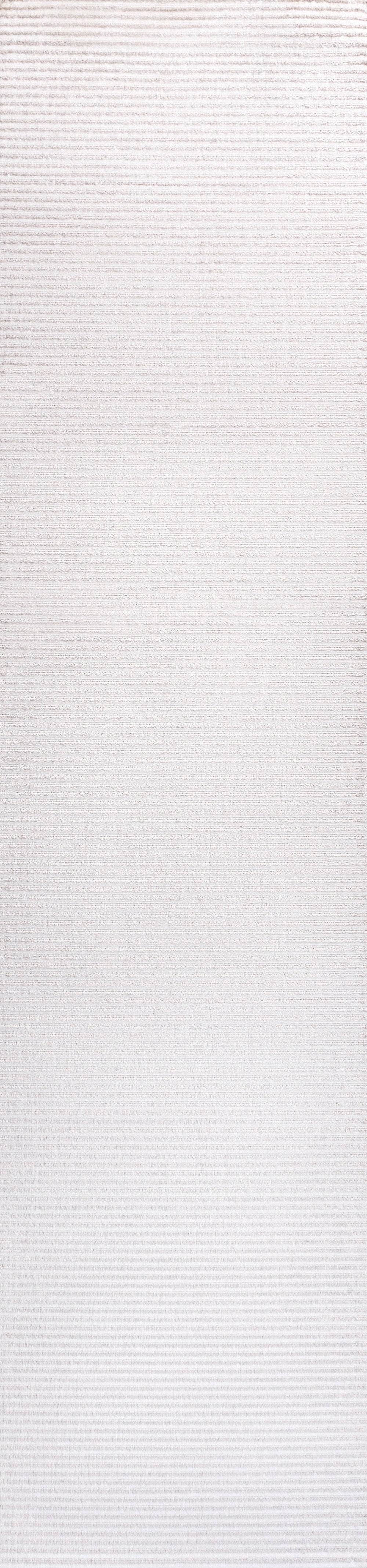 Cole Modern Minimalist Pinstripe High-Low Area Rug