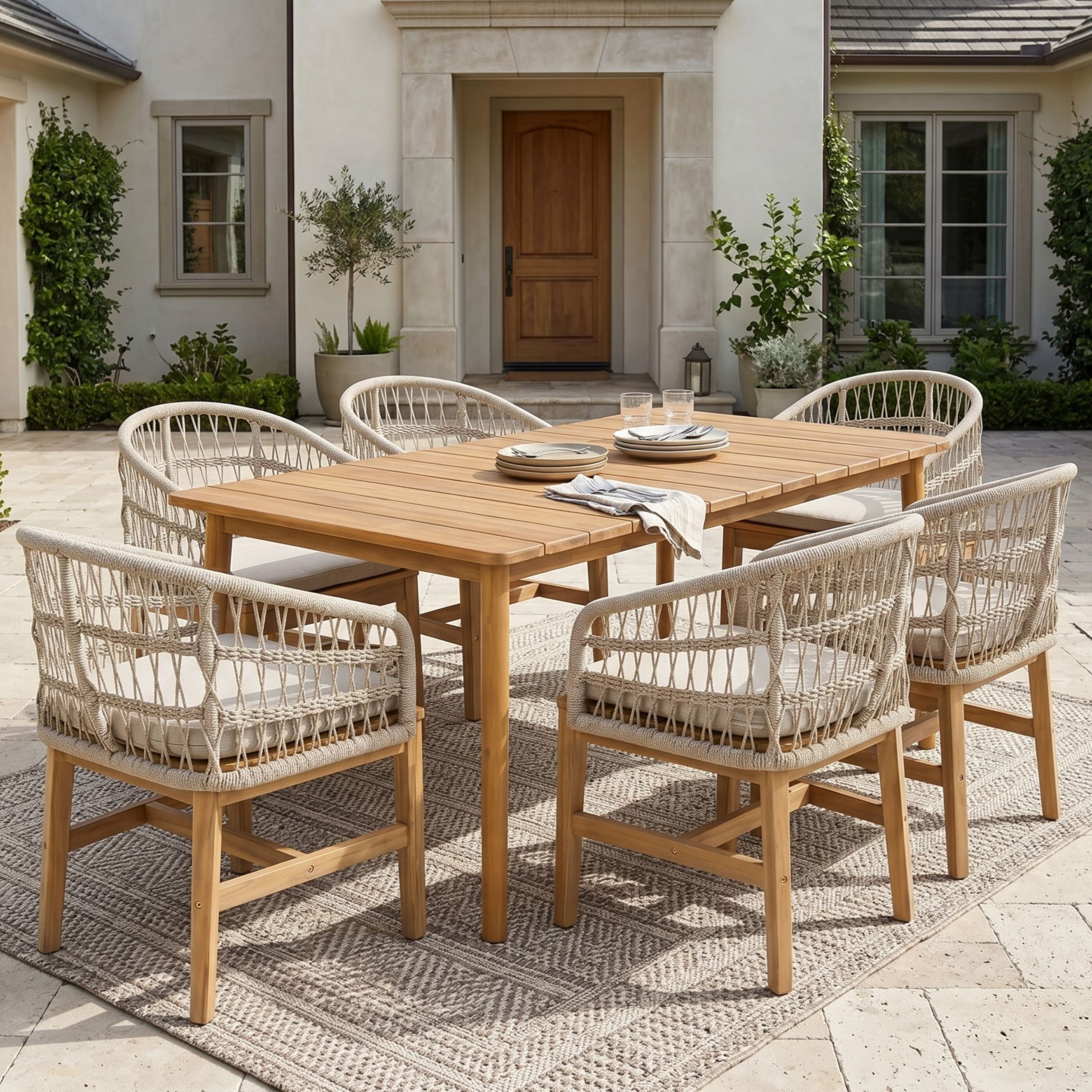 Laguna 7 Piece Outdoor Dining Set