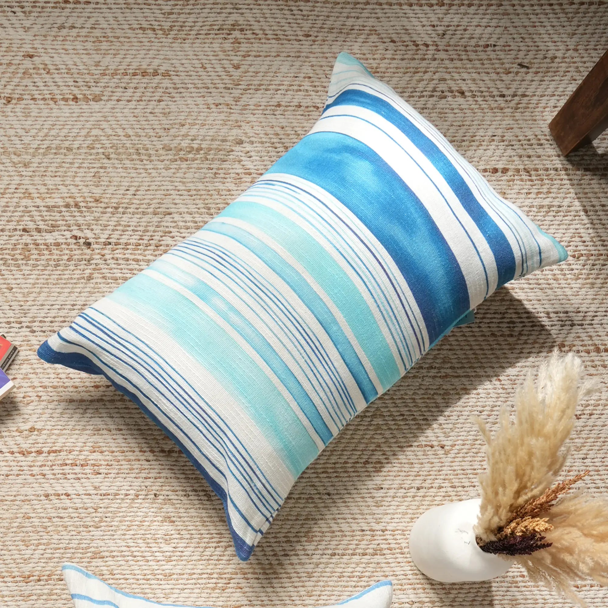 Oceanic Mirage Printed Pillow