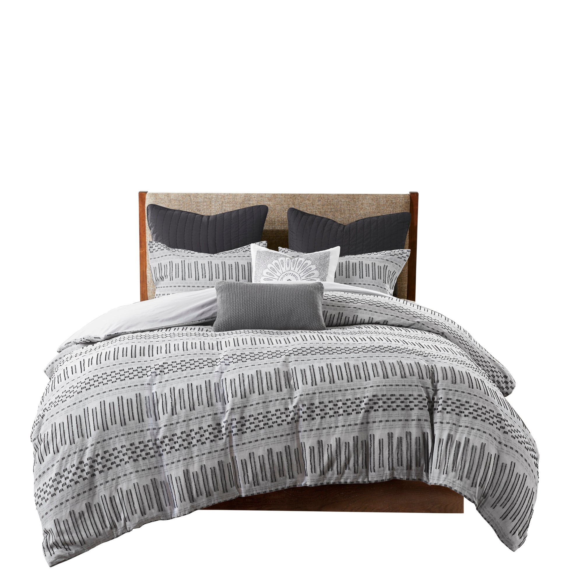 Rhea Cotton Jacquard Duvet Cover Mini Set
