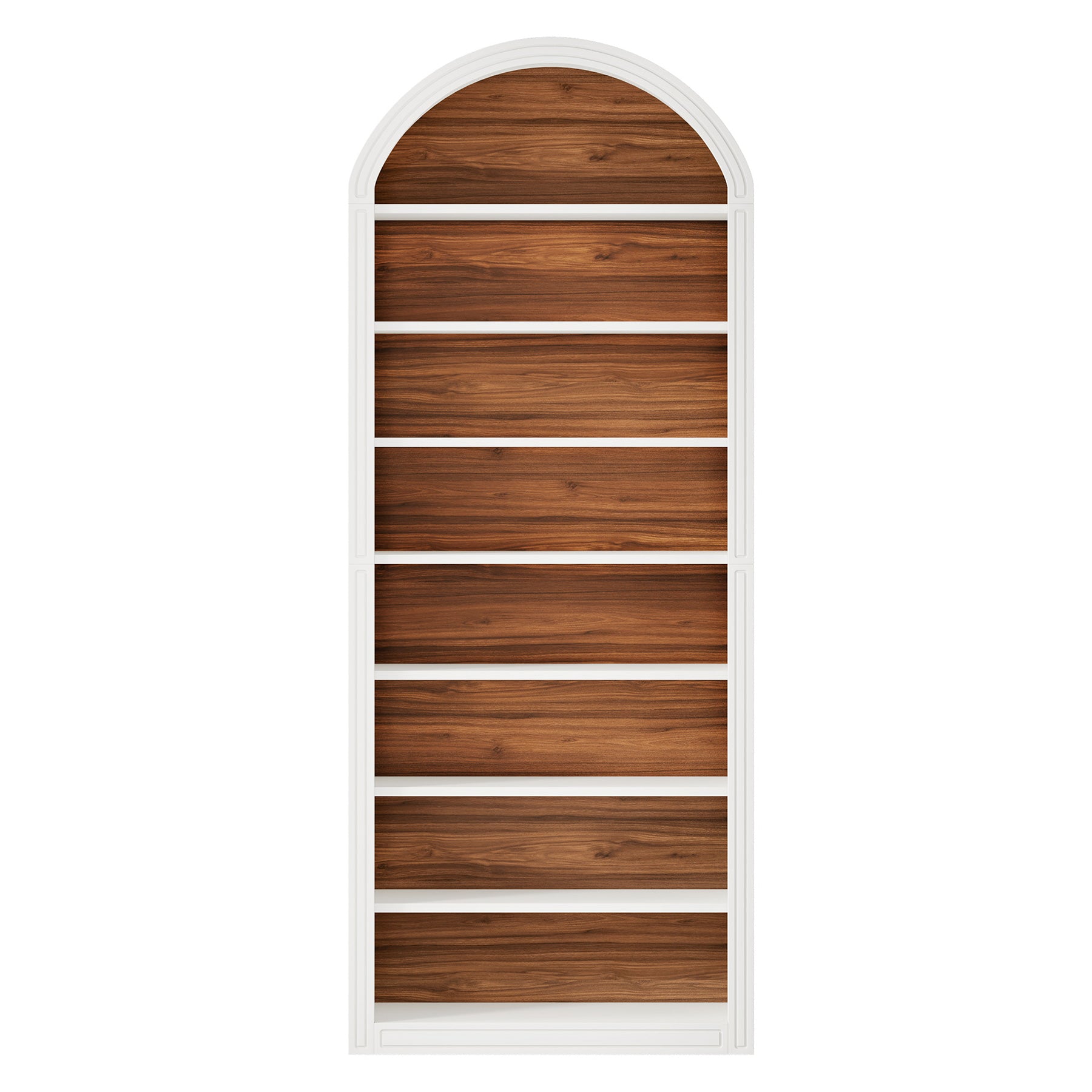 2-Tone Arched Open Display Shelving Unit